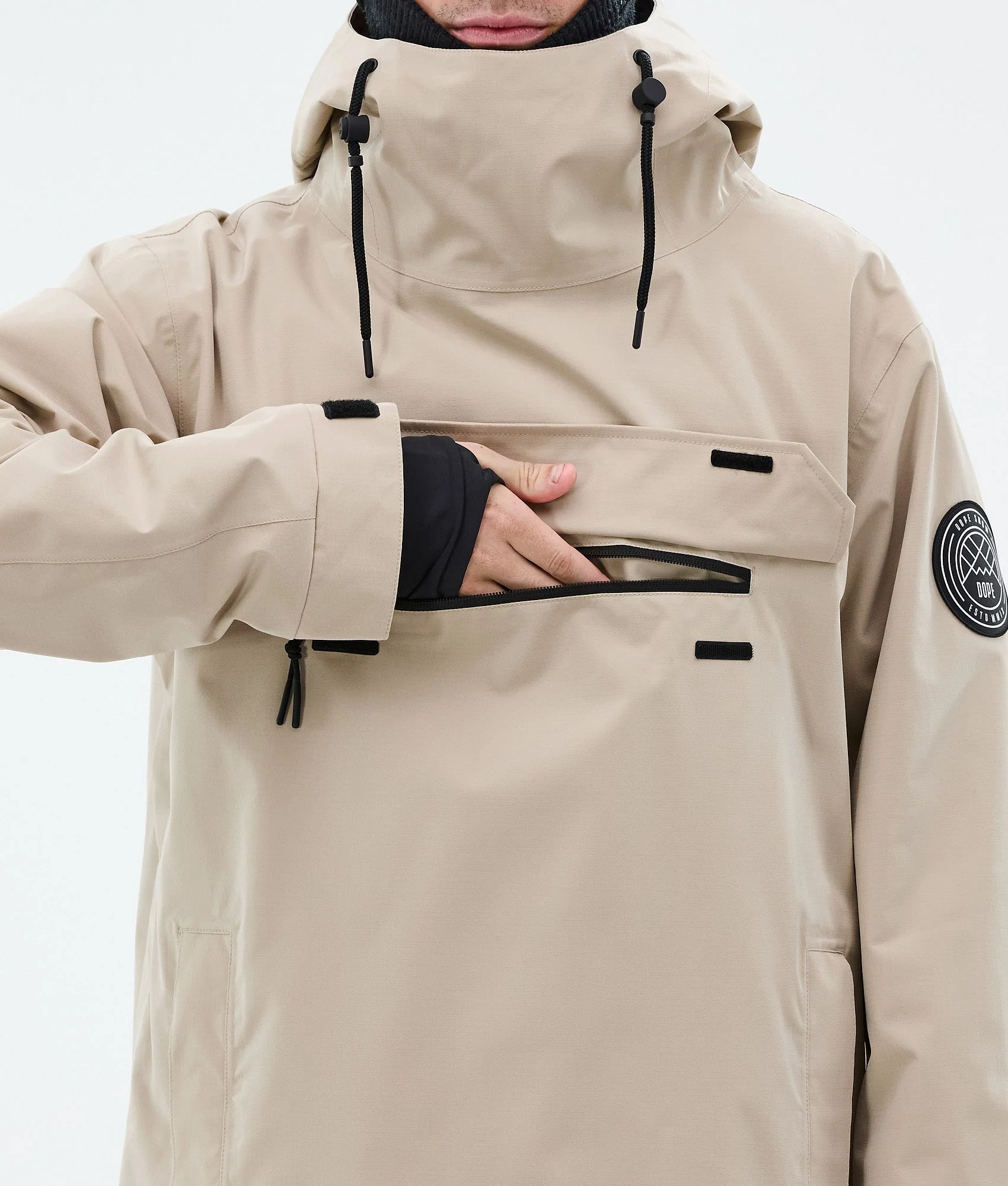 Snowboard Jacket Men Sand