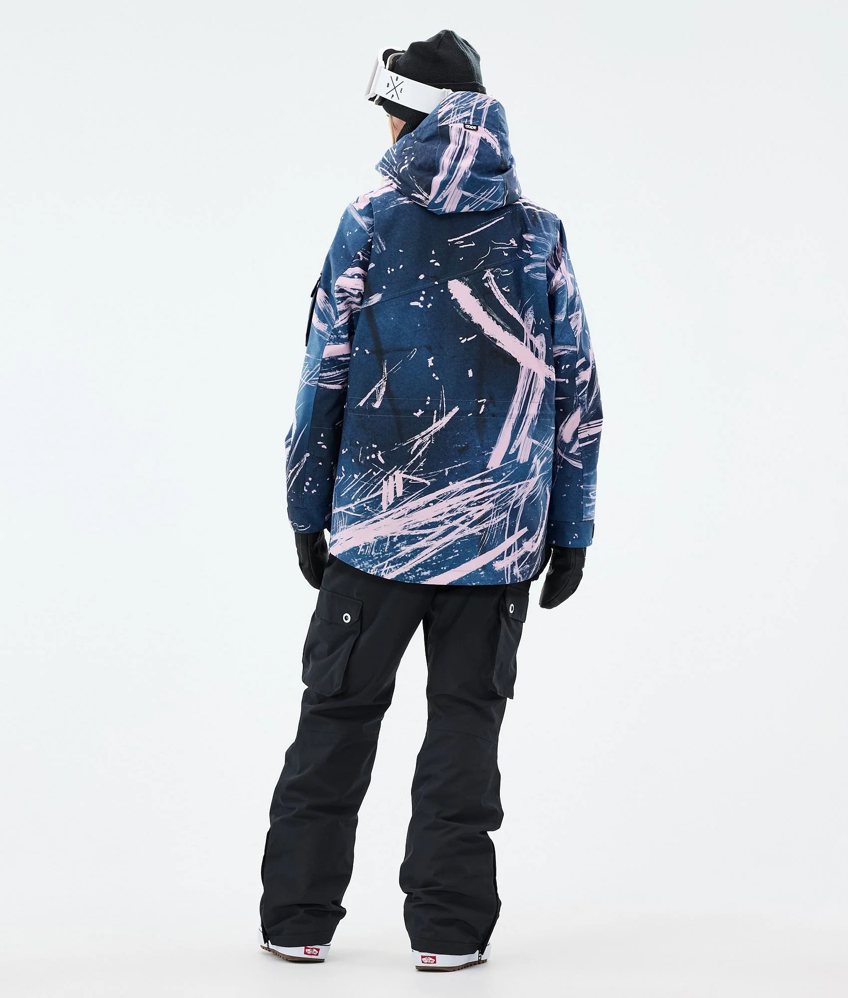 Snowboard Jacket Women Carvings Pink