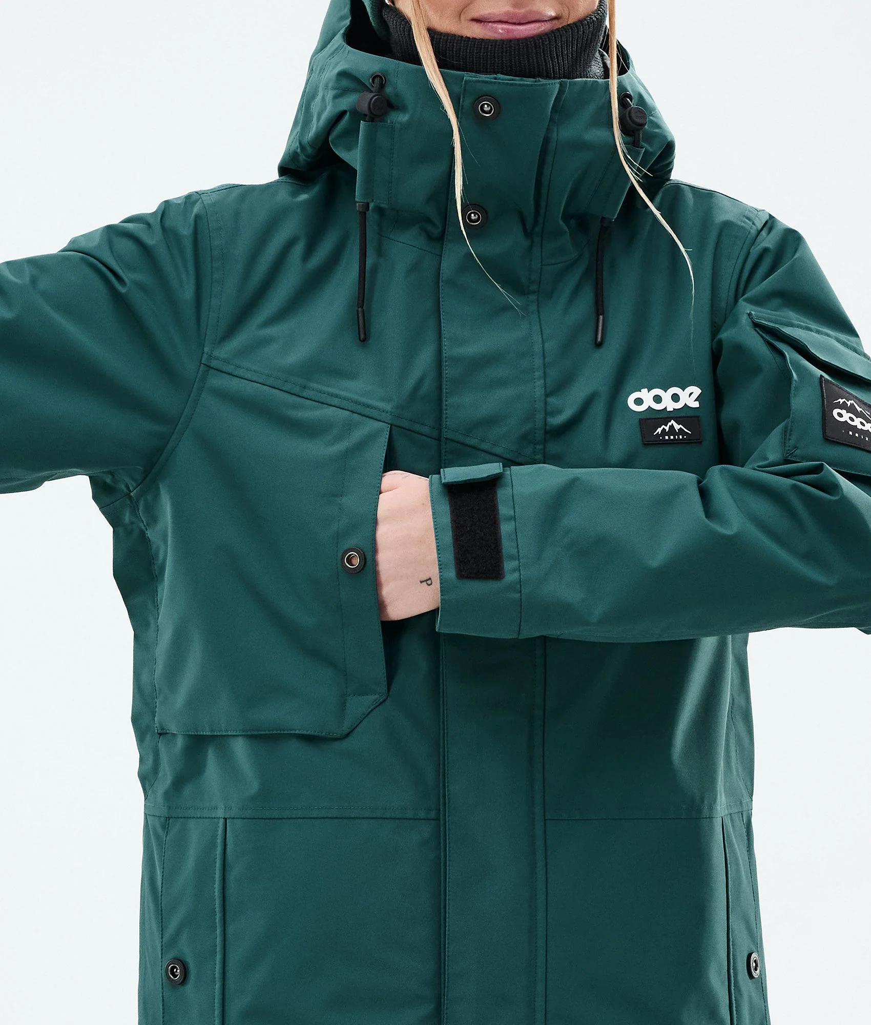 Snowboard Jacket Women Bottle Green