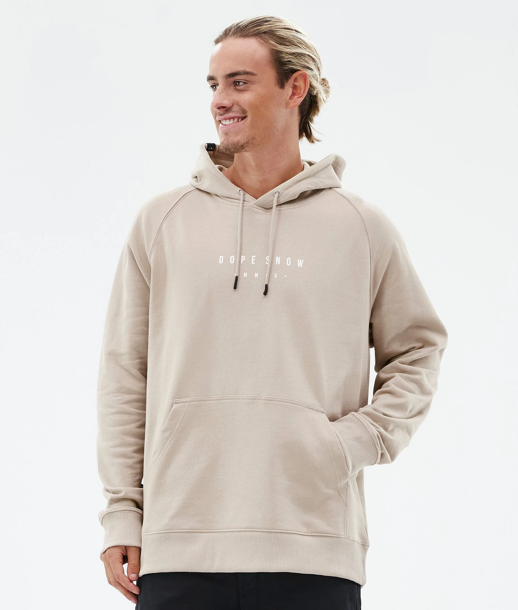 Hoodie Men Silhouette Sand
