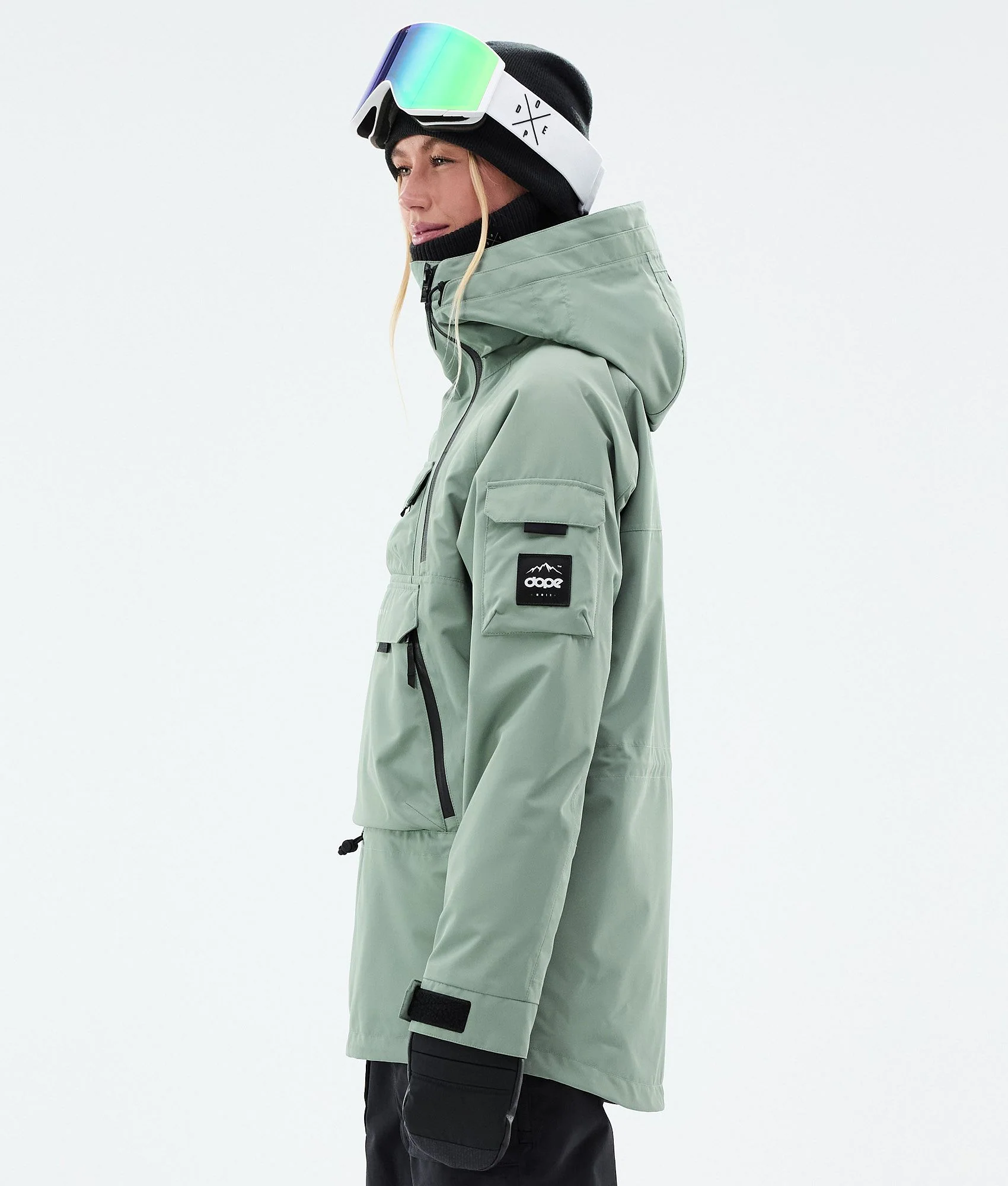 Snowboard Jacket Women Faded Green