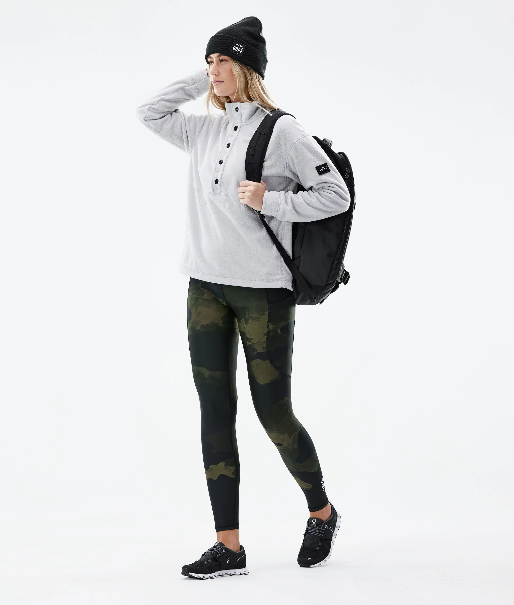 Leggings Women Green Camo