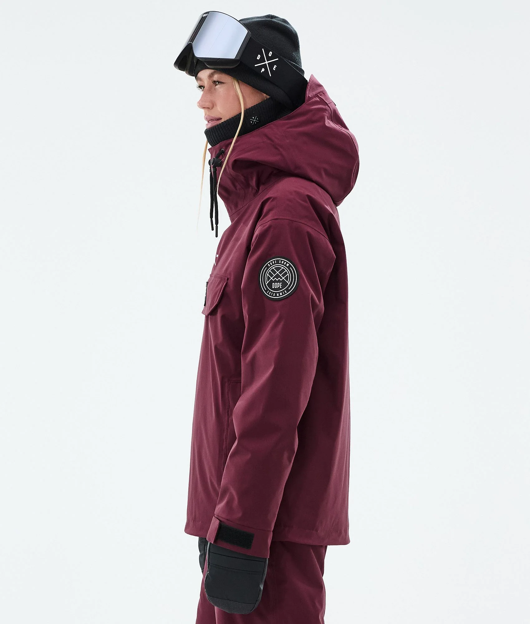 Snowboard Jacket Women Burgundy