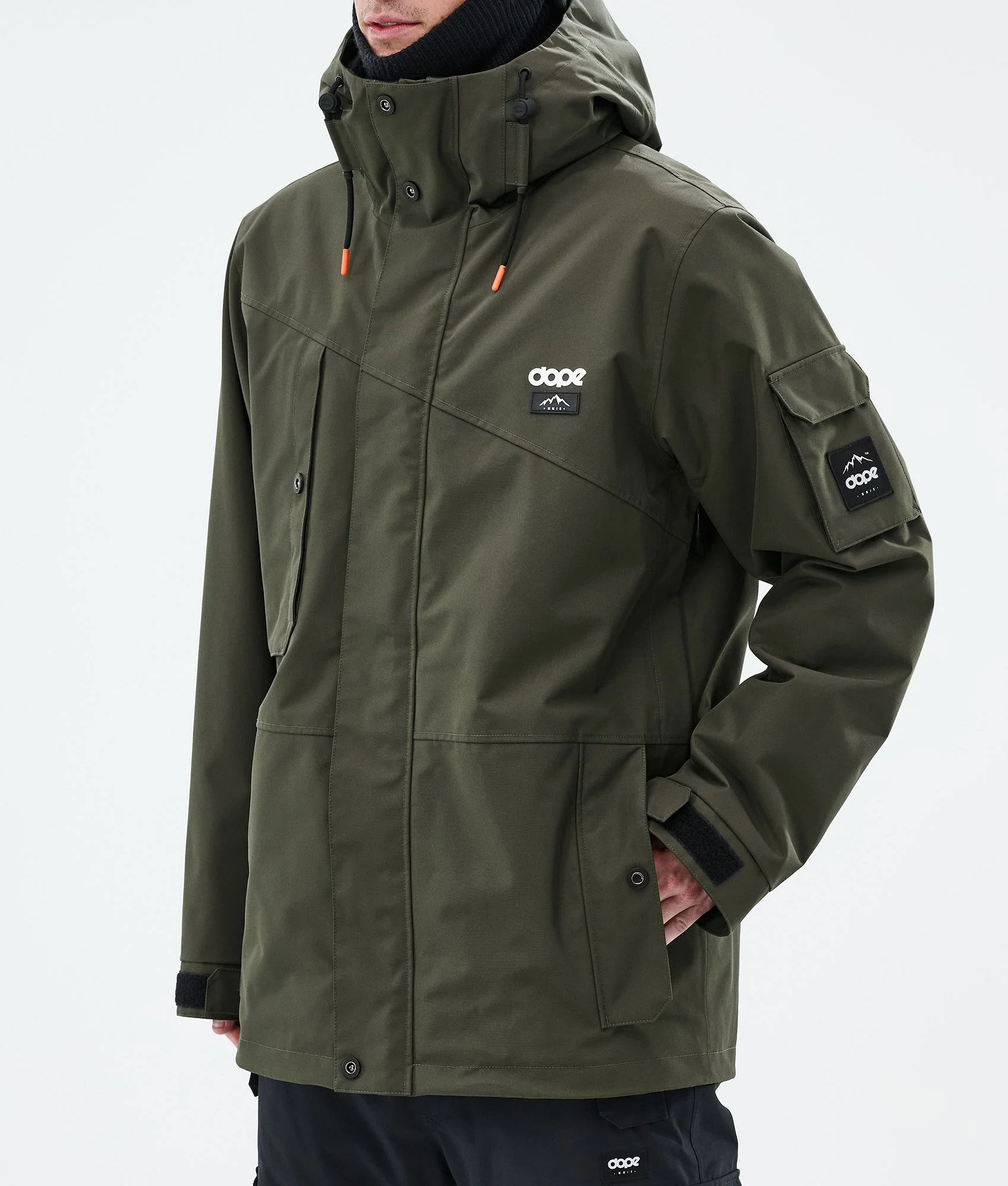 Snowboard Jacket Men Olive Green