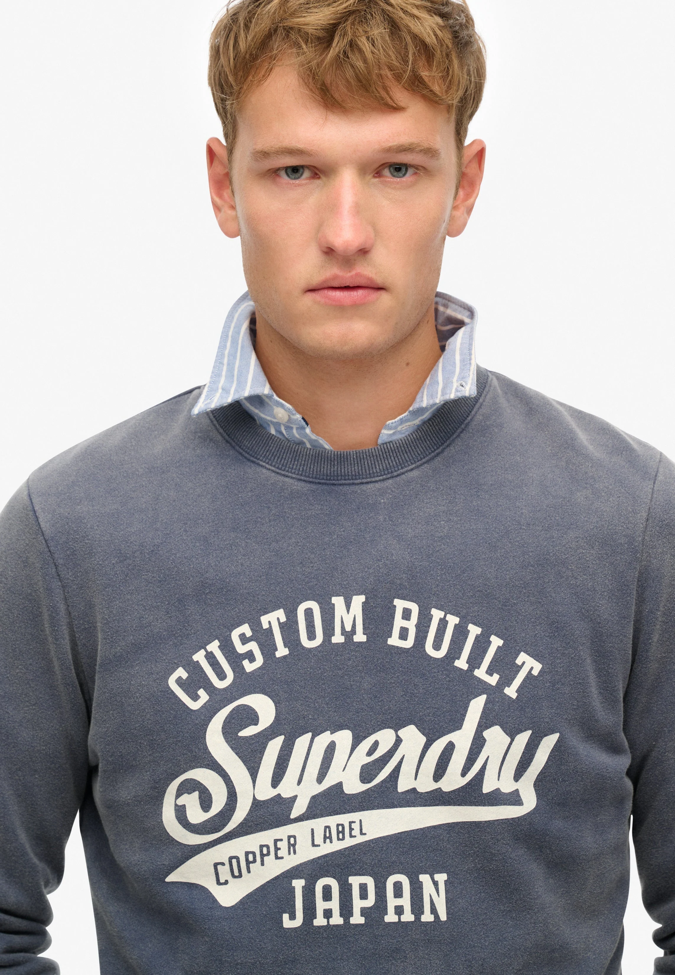 Vintage Wash Relaxed Crew Sweatshirt