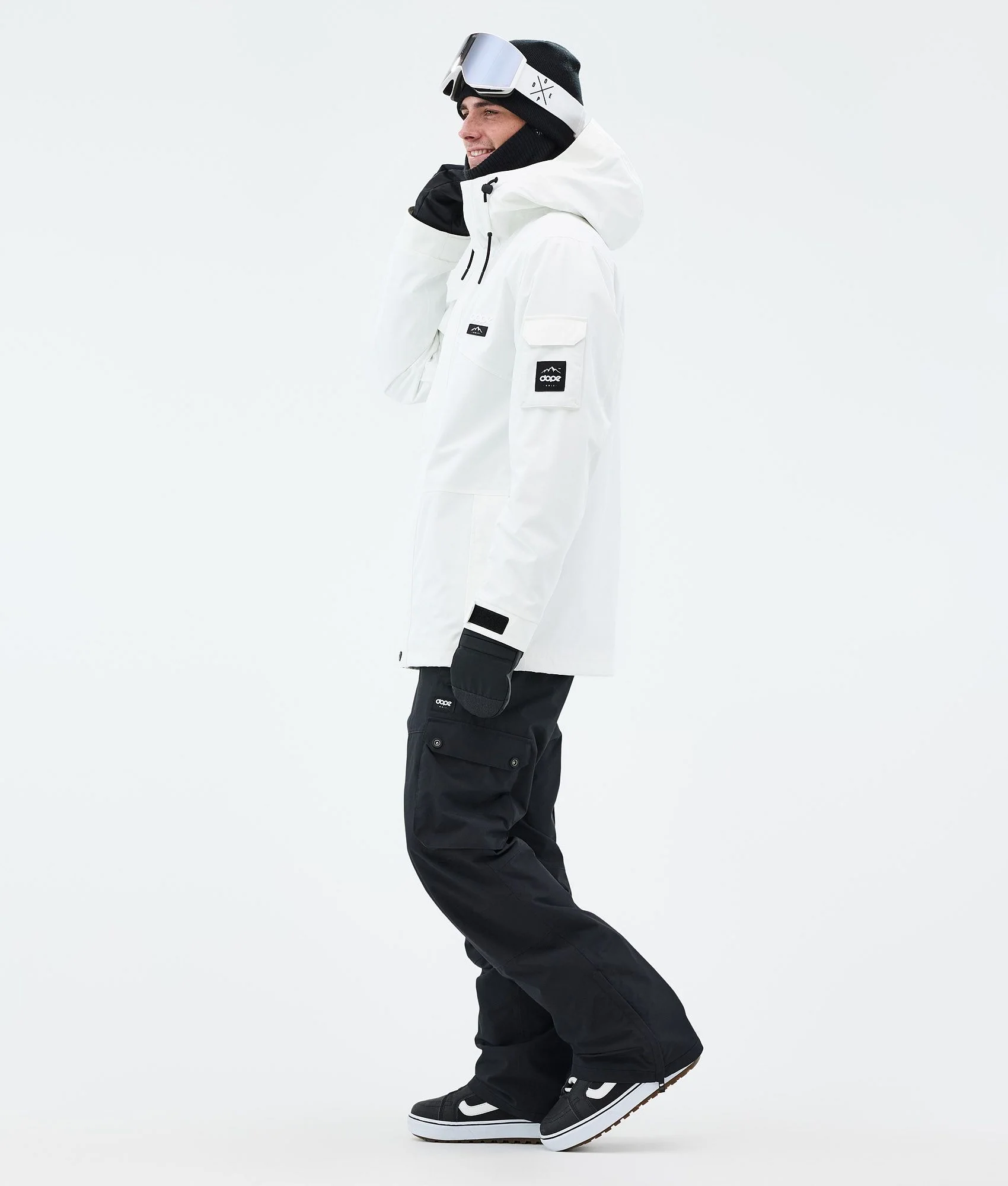 Snowboard Jacket Men Whitish