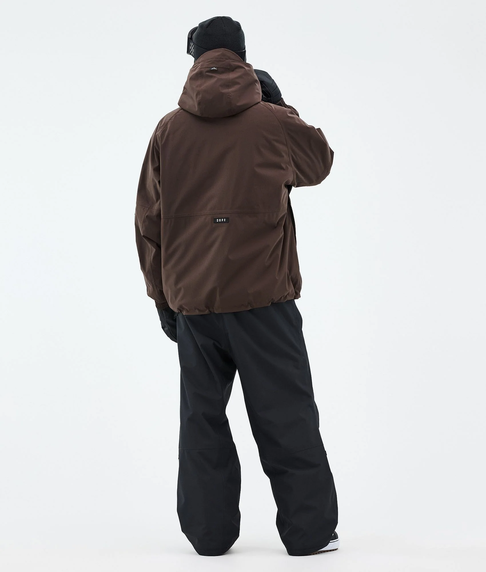 Snowboard Jacket Men Dark Brown