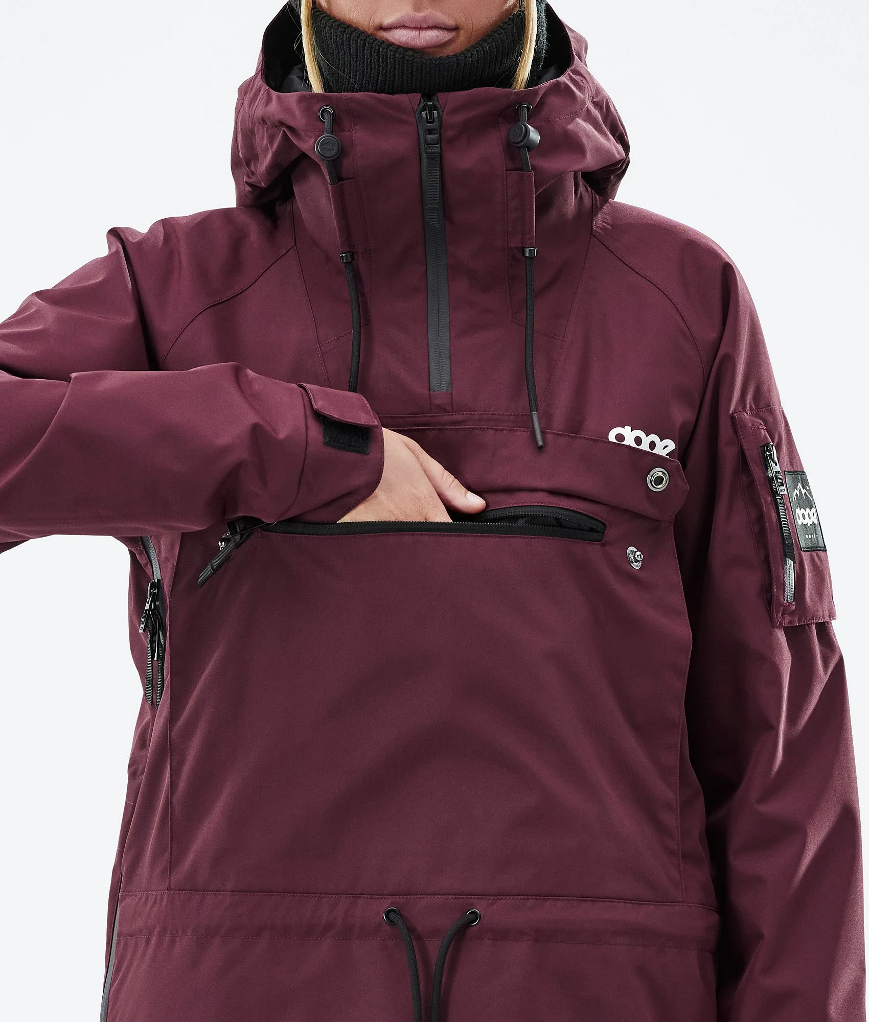 Snowboard Jacket Women Don Burgundy