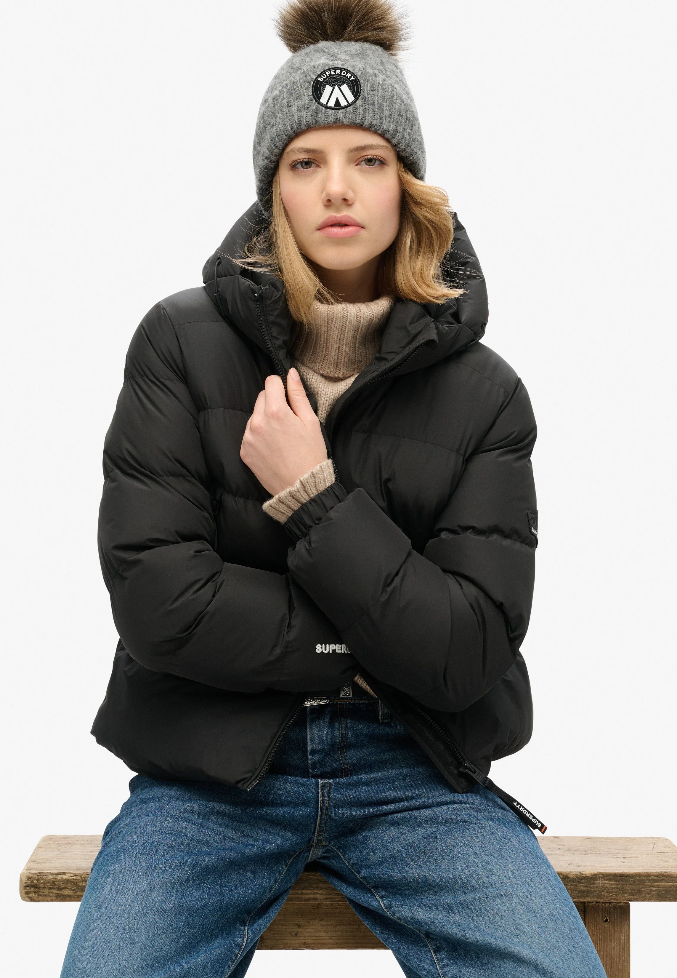 Cable Luxe Knit Beanie Hat