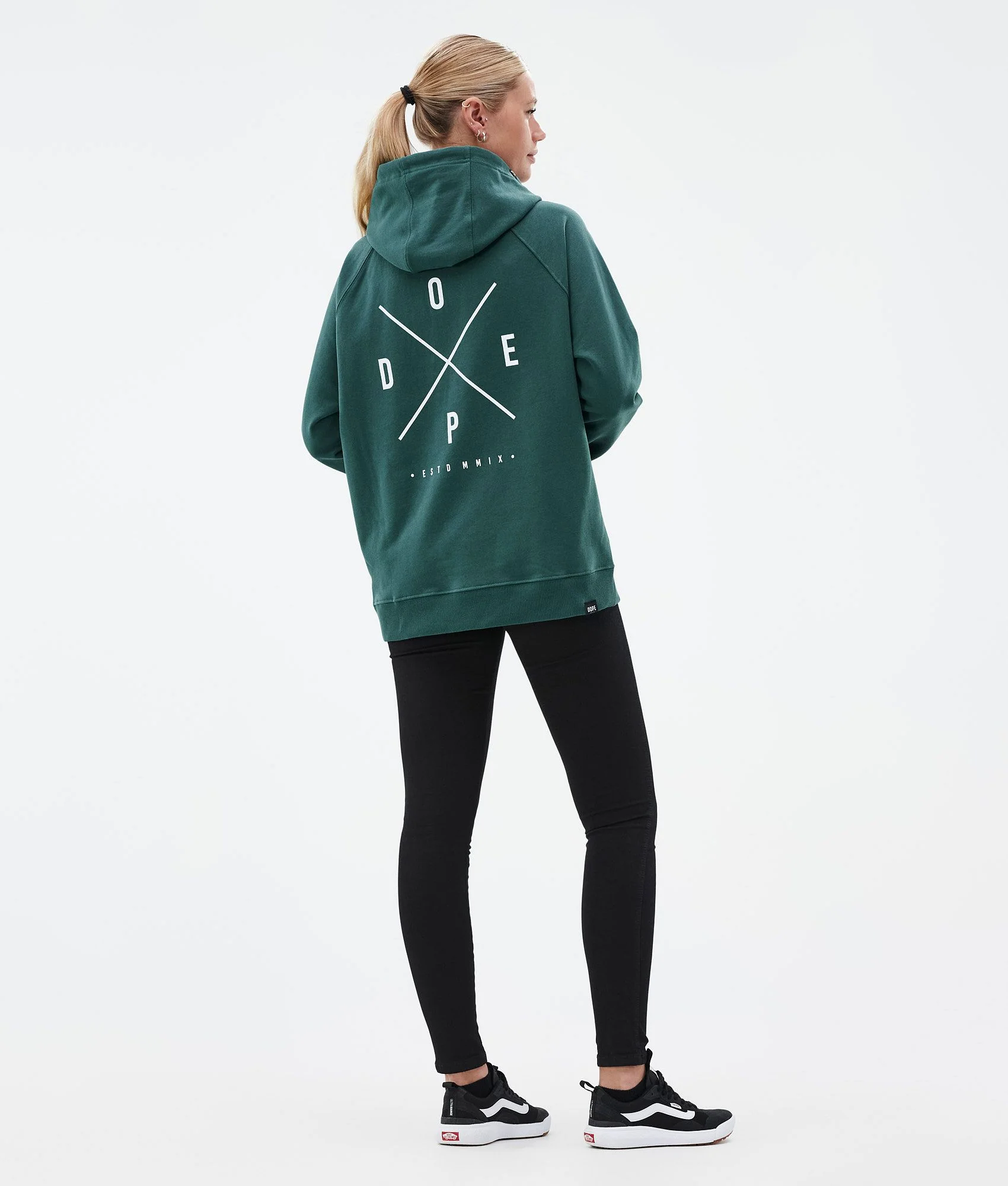 Hoodie Women 2X-Up Bottle Green