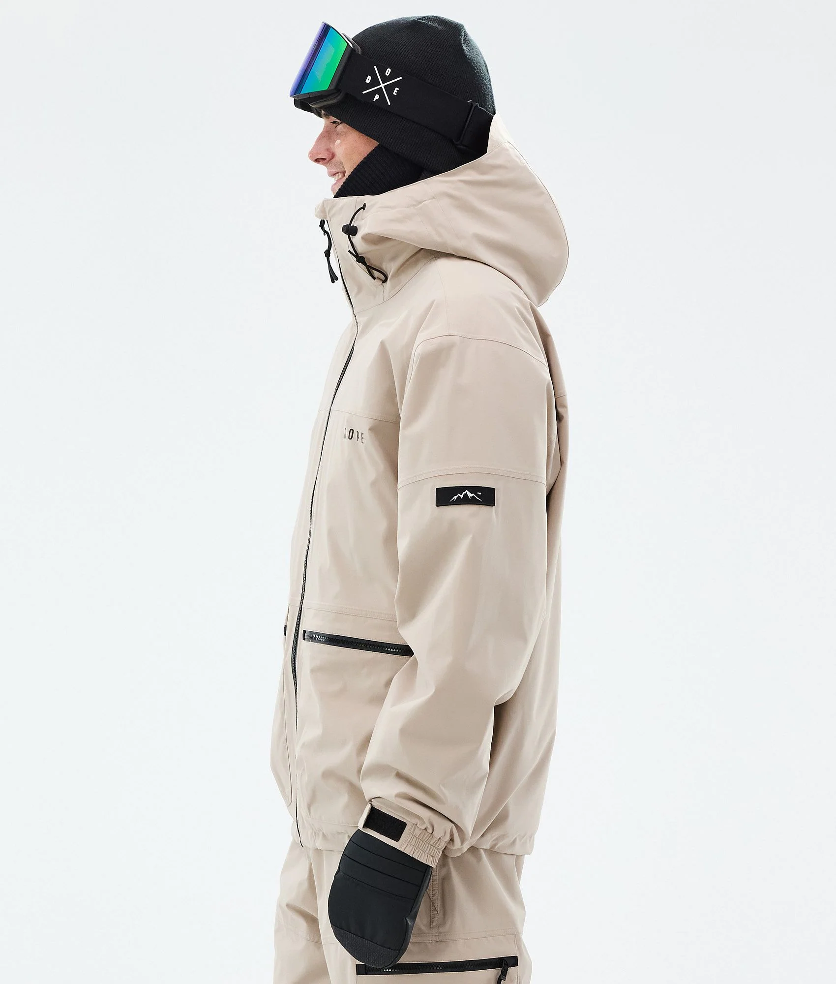 Snowboard Jacket Men Sand