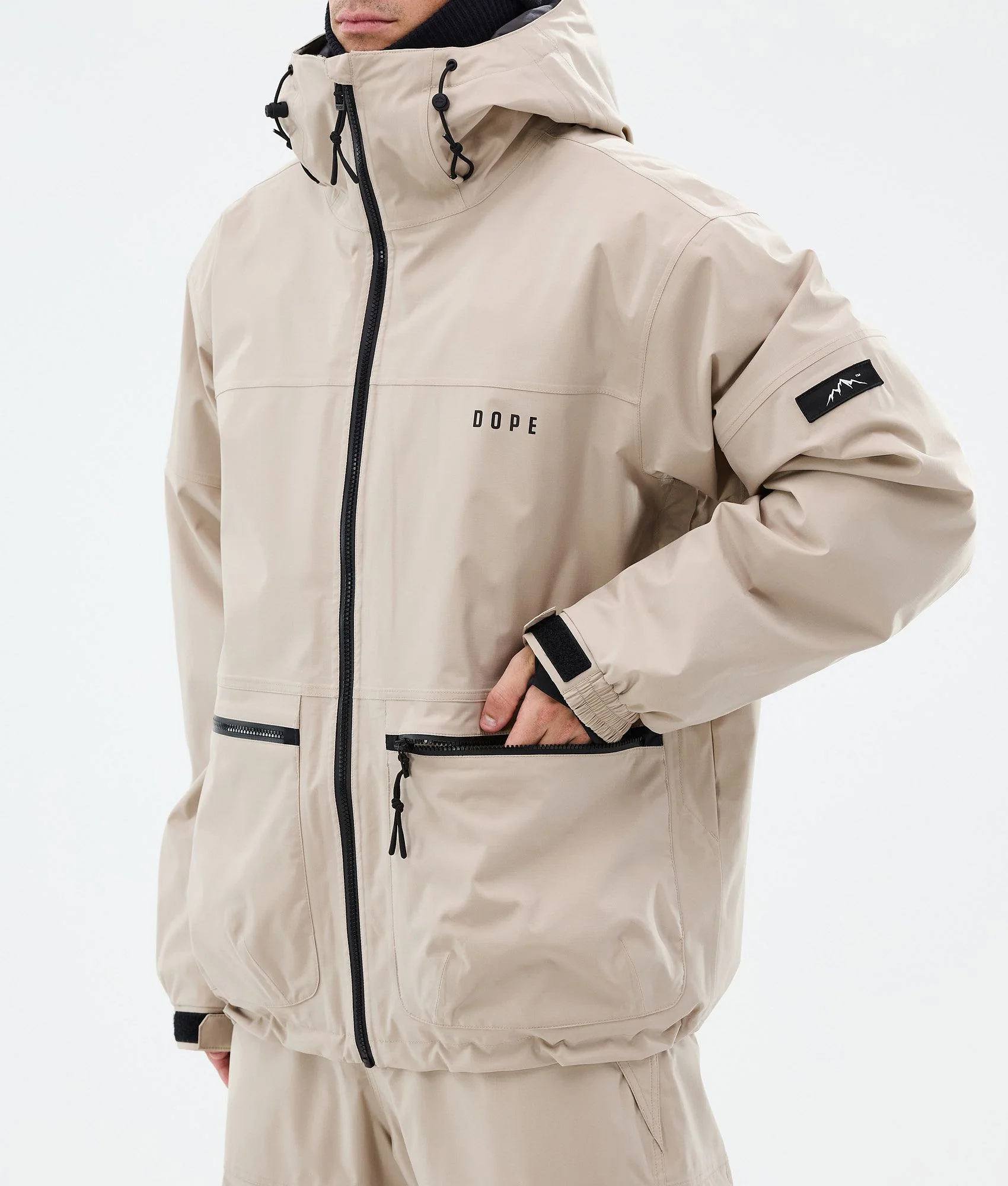 Snowboard Jacket Men Sand