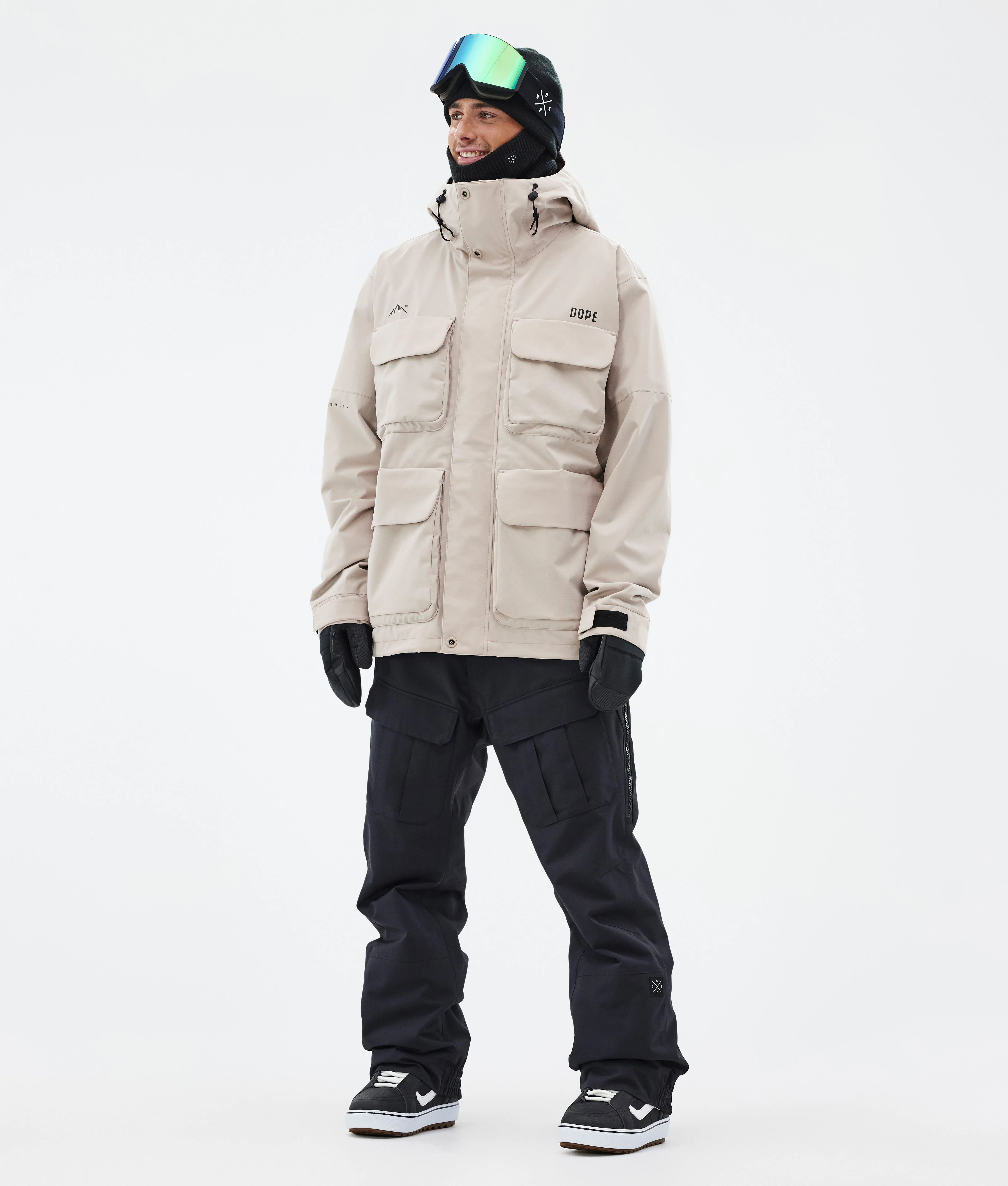 Snowboard Jacket Men Sand