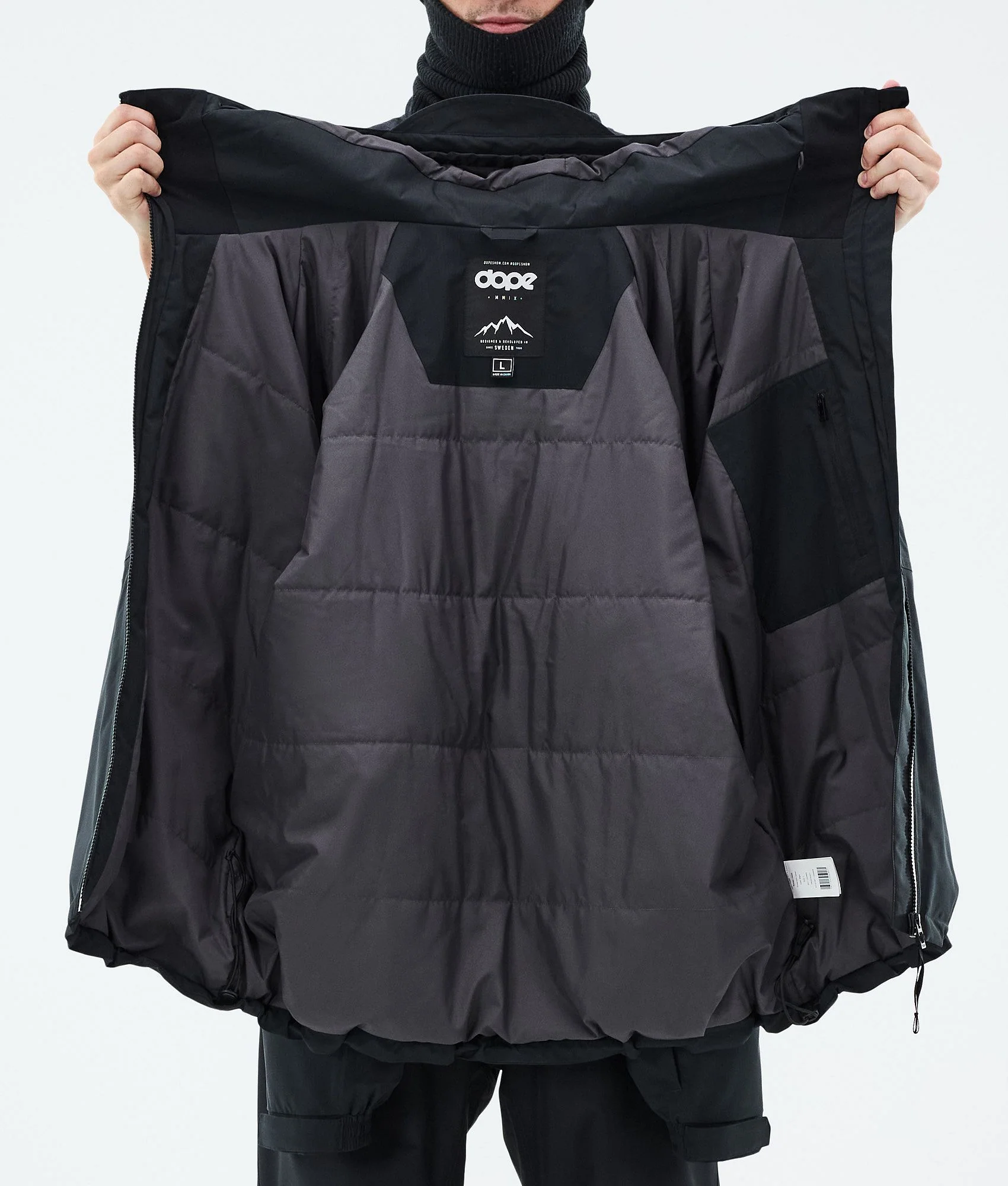 Snowboard Jacket Men Black