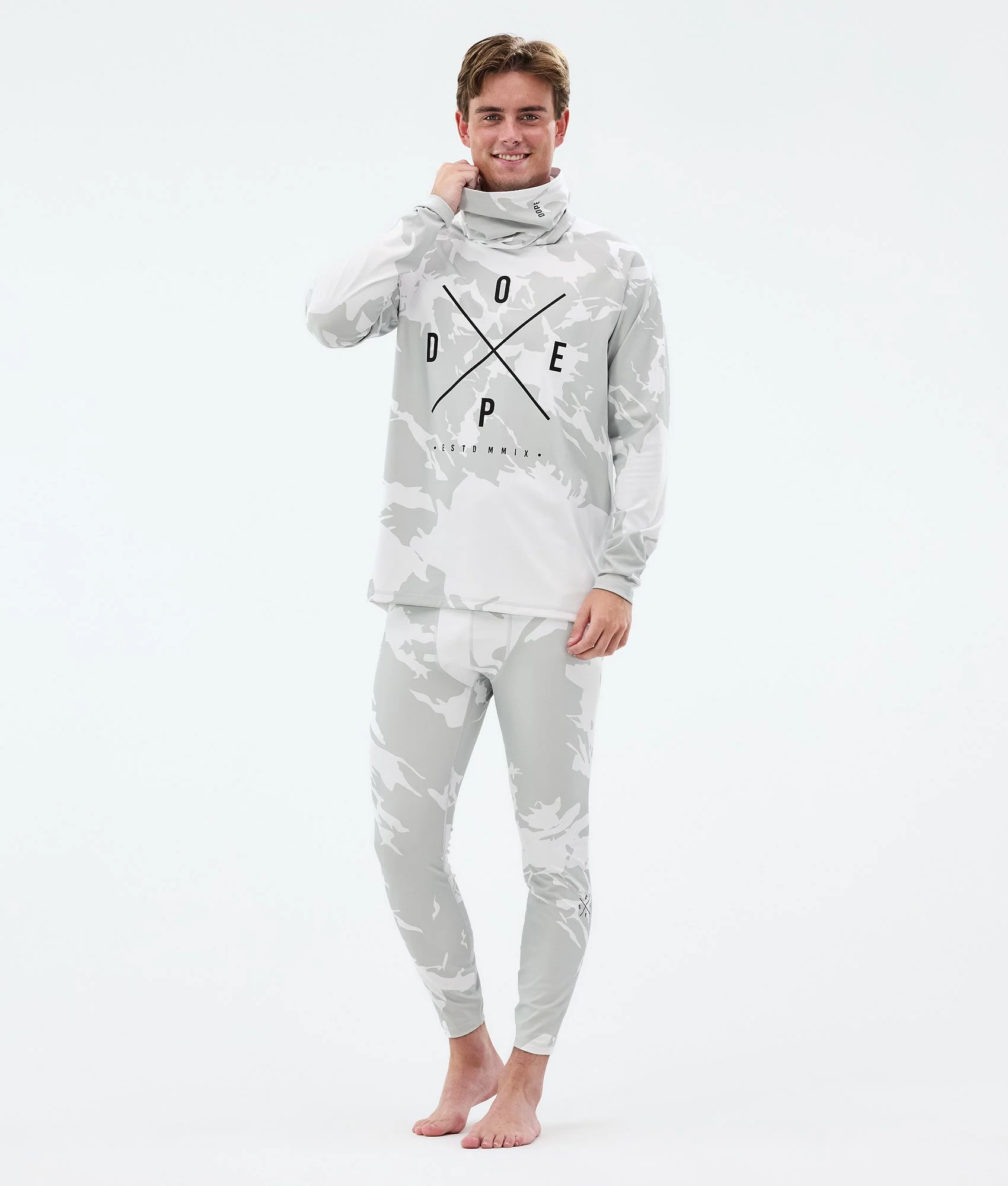 Base Layer Pant Men 2X-Up Grey Camo