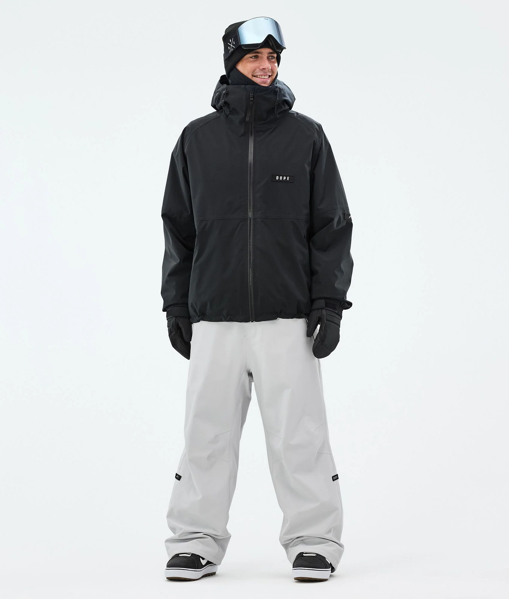 Snowboard Pants Men Light Grey