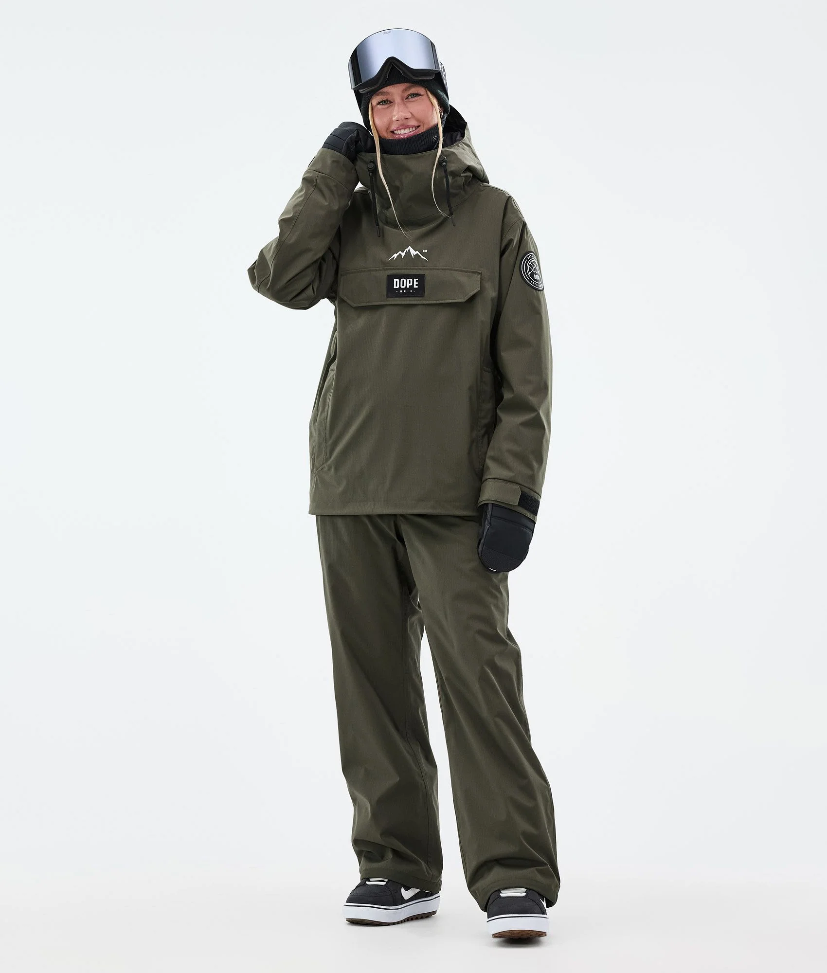 Snowboard Pants Women Olive Green