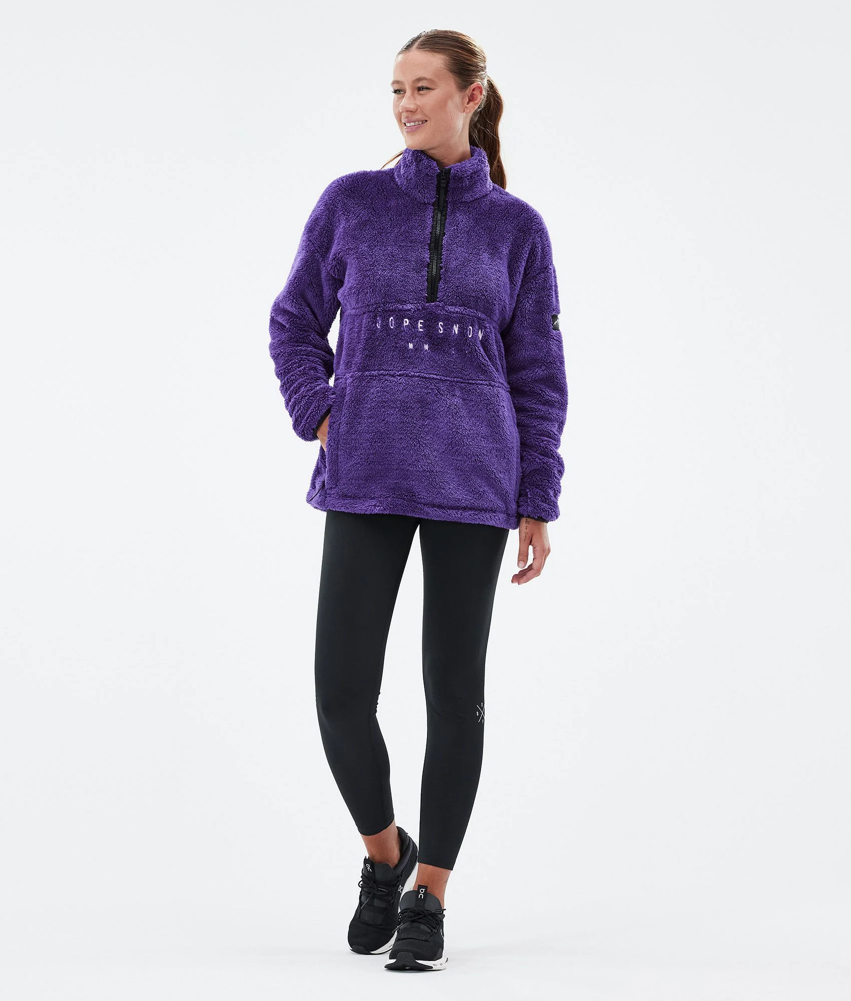 Fleece Sweater Women Vivid Purple