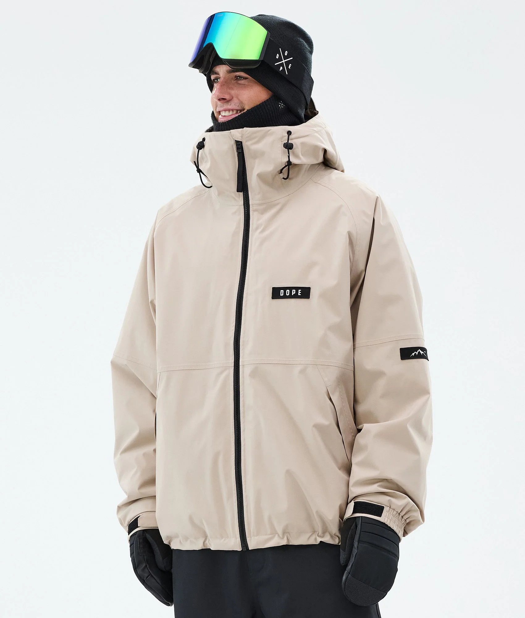 Snowboard Jacket Men Sand