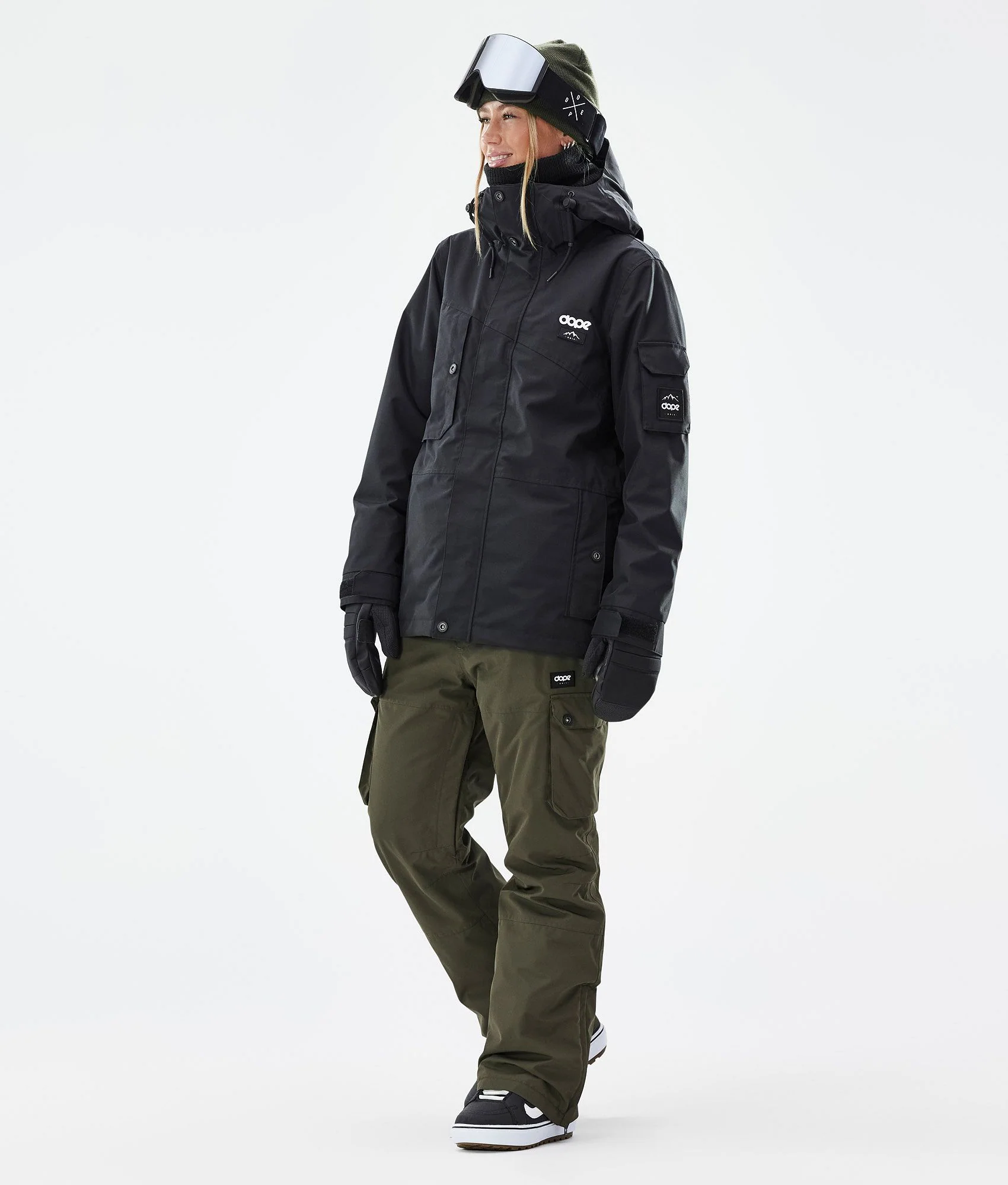 Snowboard Pants Women Olive Green