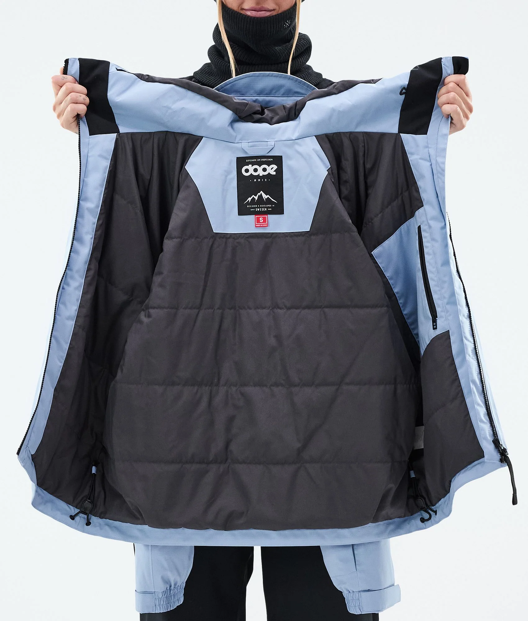 Snowboard Jacket Women Light Blue