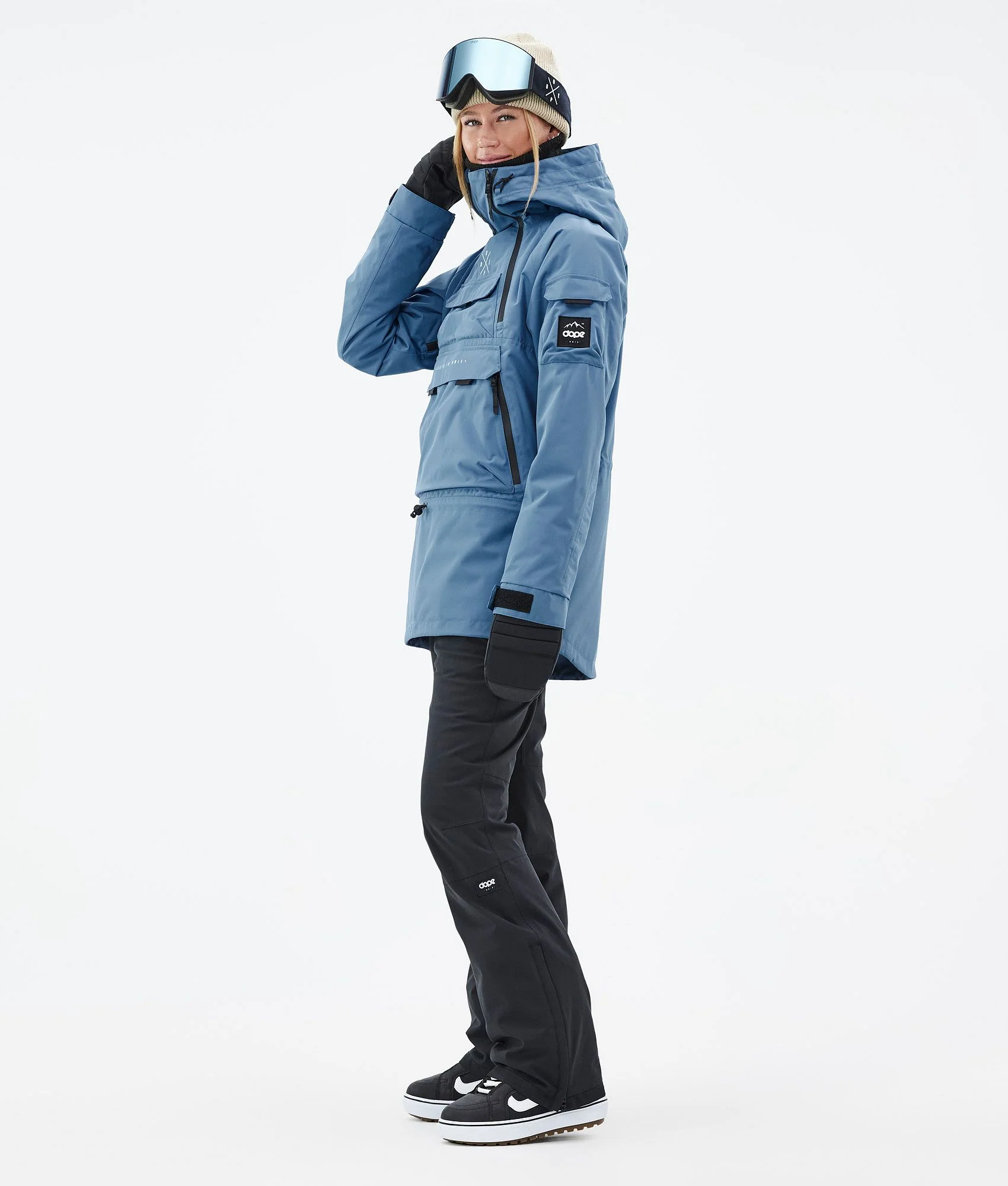 Snowboard Jacket Women Blue Steel