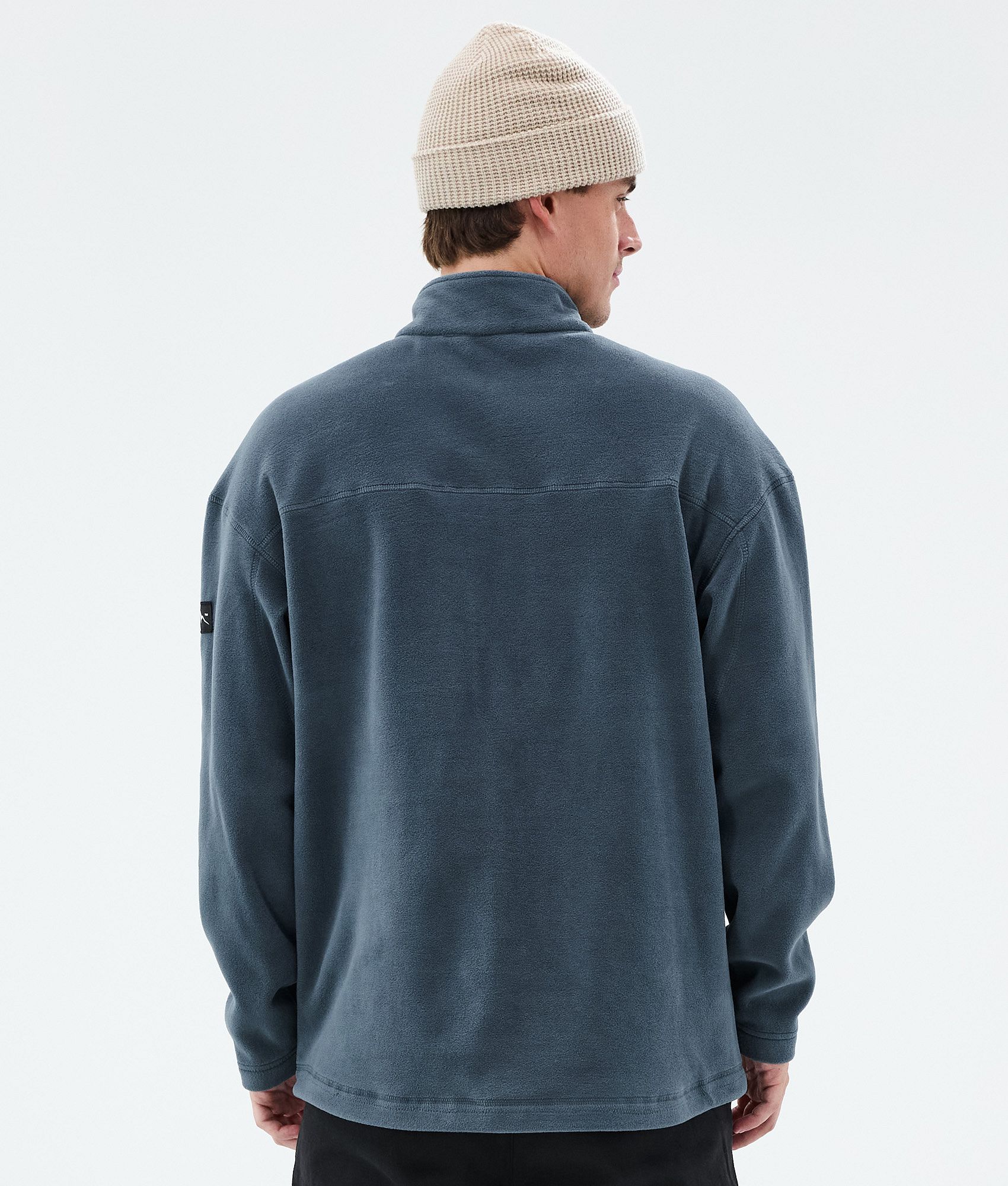 Fleece Sweater Men Metal Blue