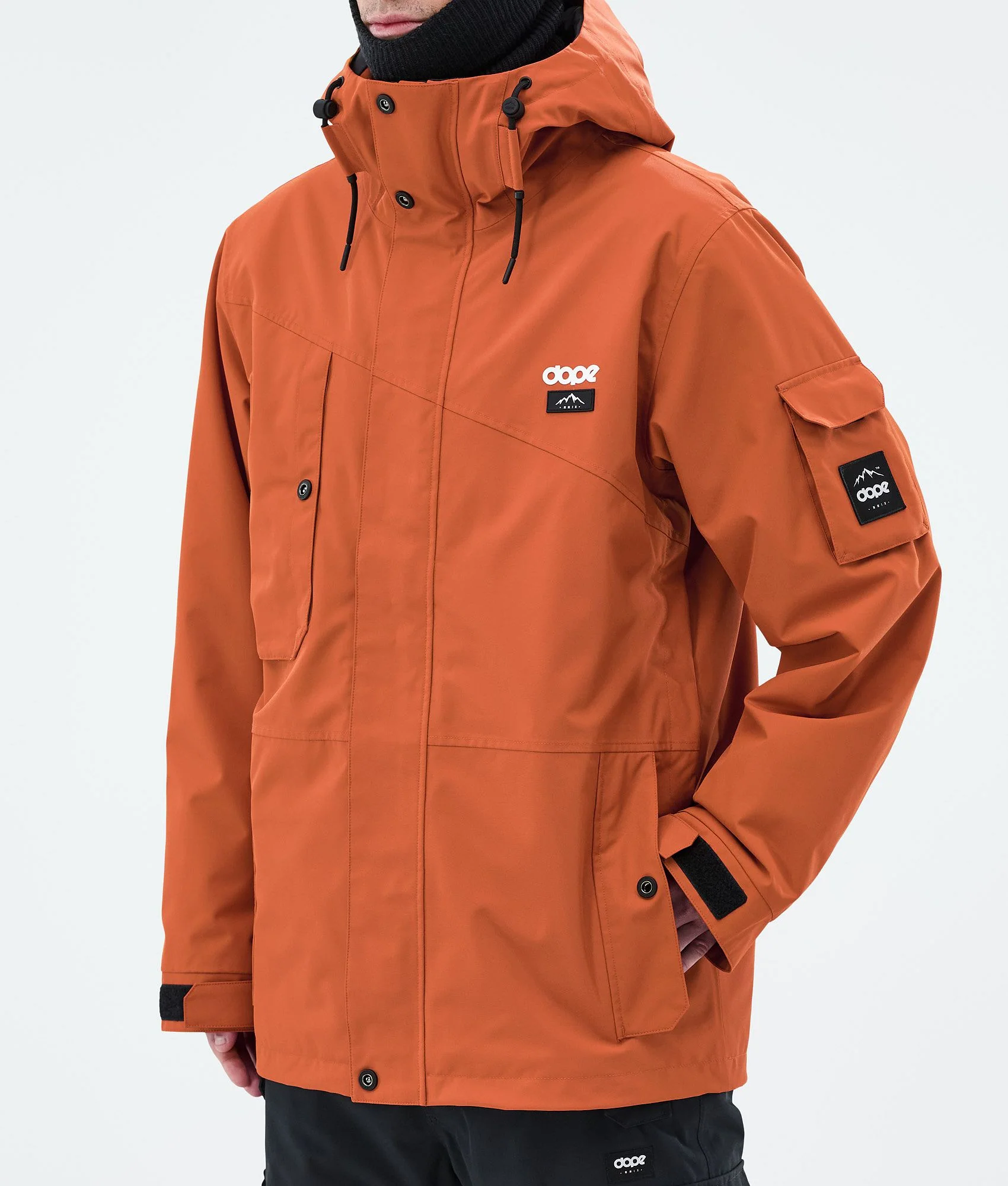 Snowboard Jacket Men Burned Orange