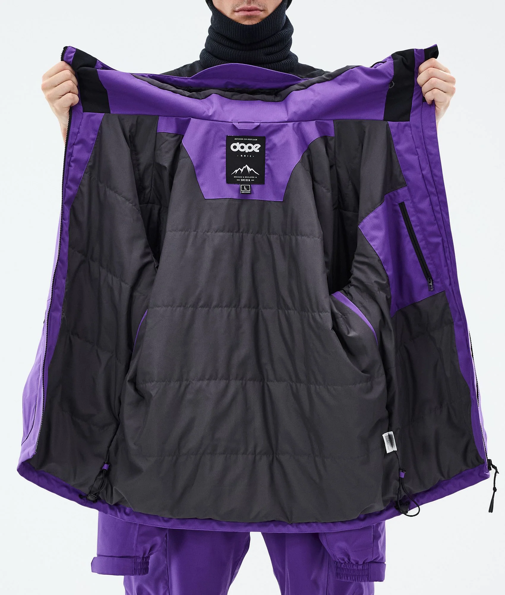 Snowboard Jacket Men Vivid Purple