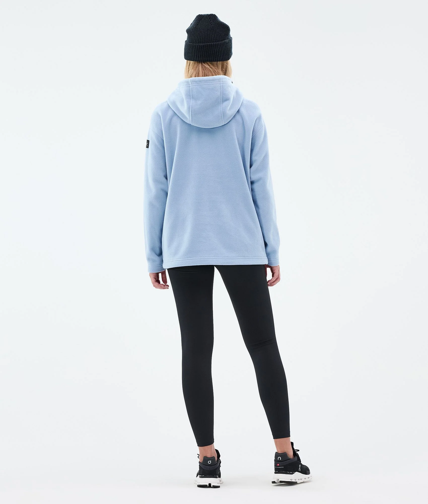 Fleece Hoodie Women Light Blue