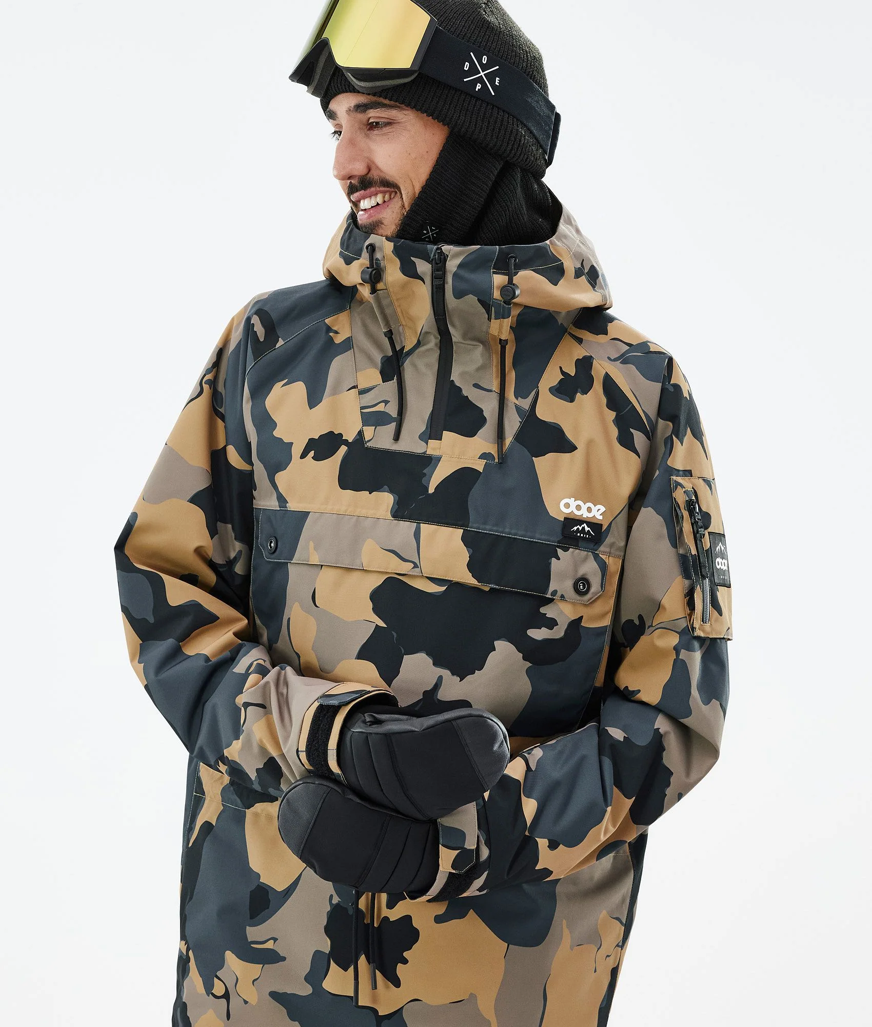 Snowboard Jacket Men Walnut Camo
