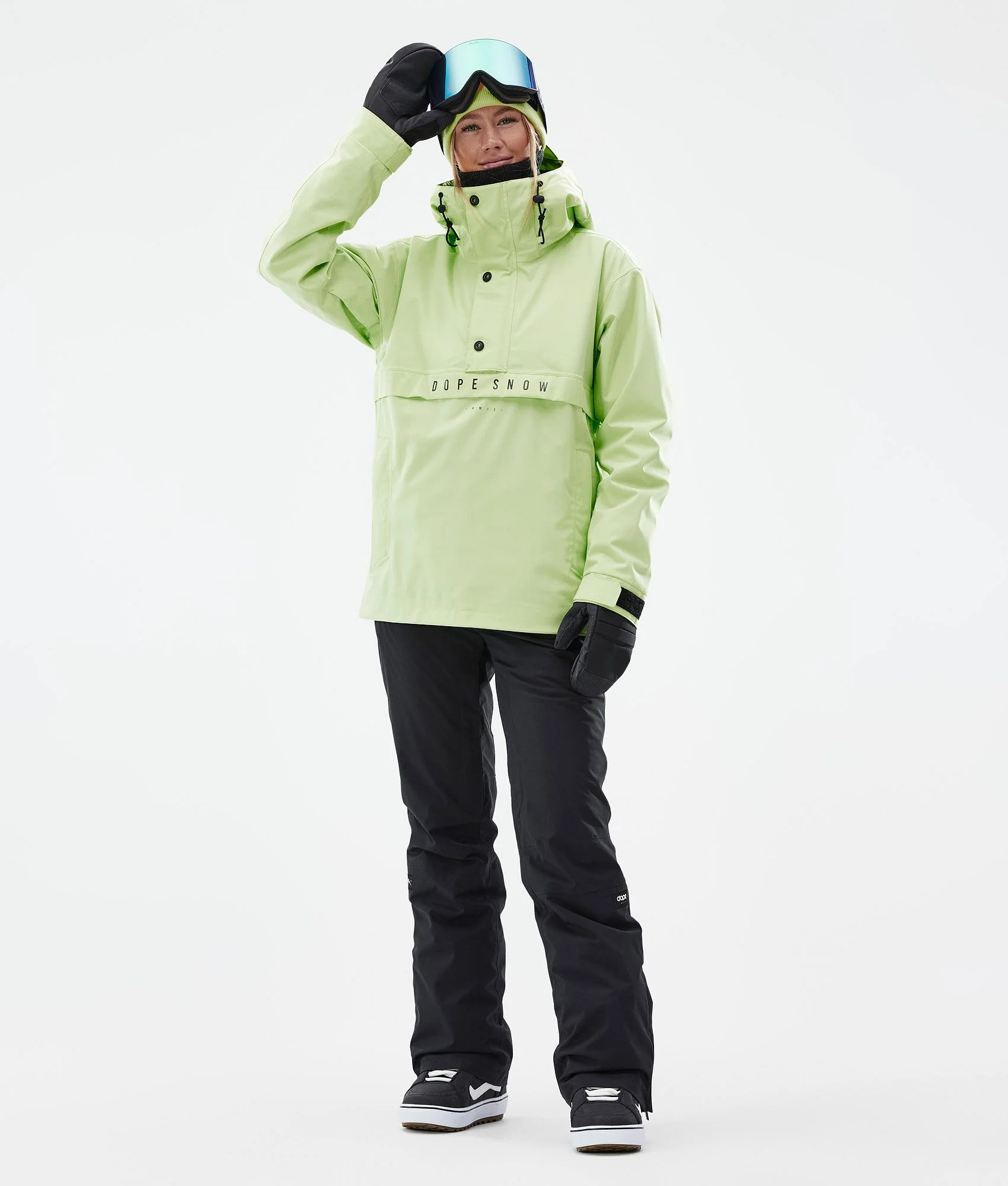 Snowboard Jacket Women Faded Neon