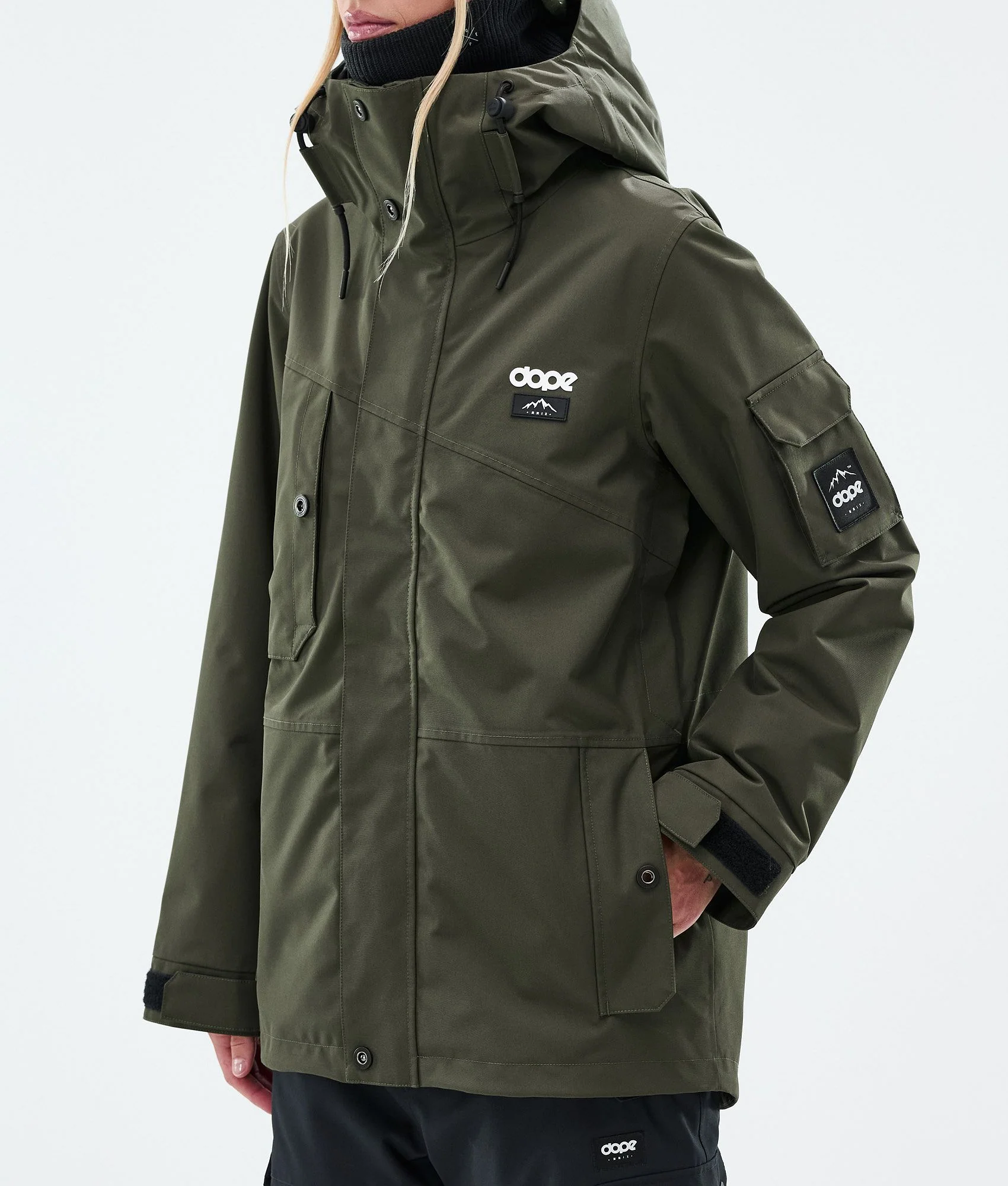 Snowboard Jacket Women Olive Green