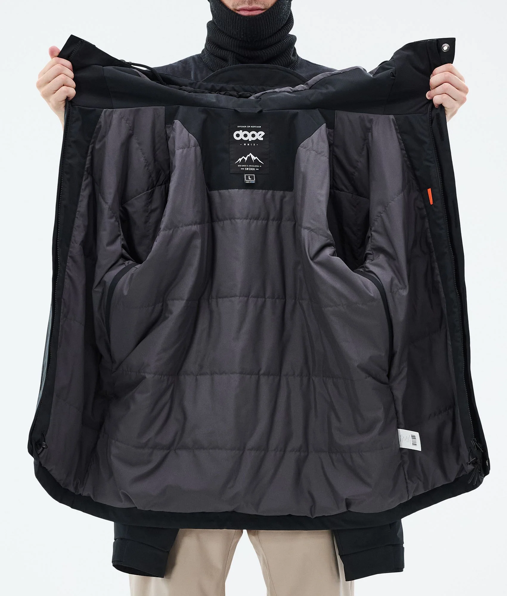 Snowboard Jacket Men Black