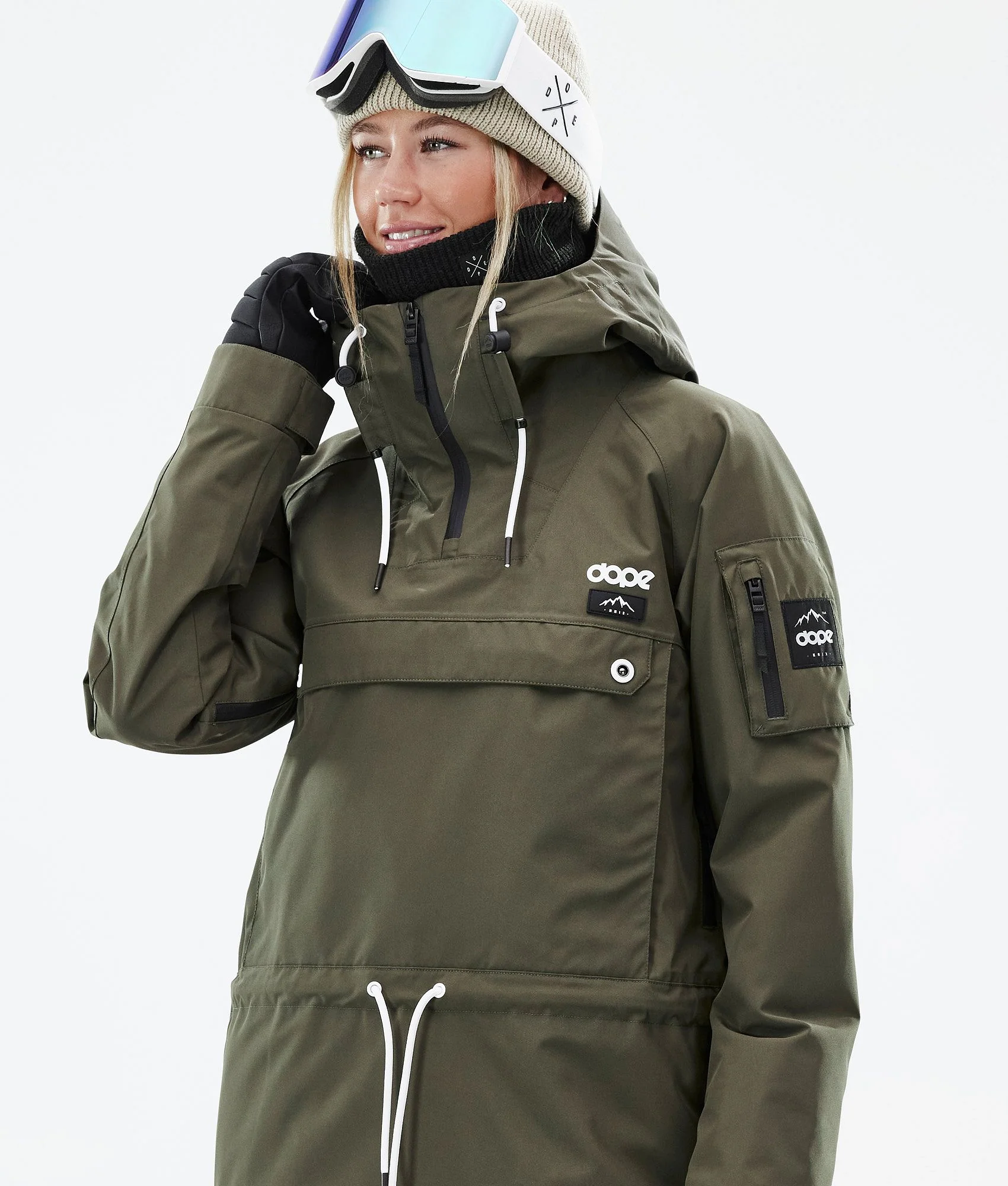 Snowboard Jacket Women Olive Green