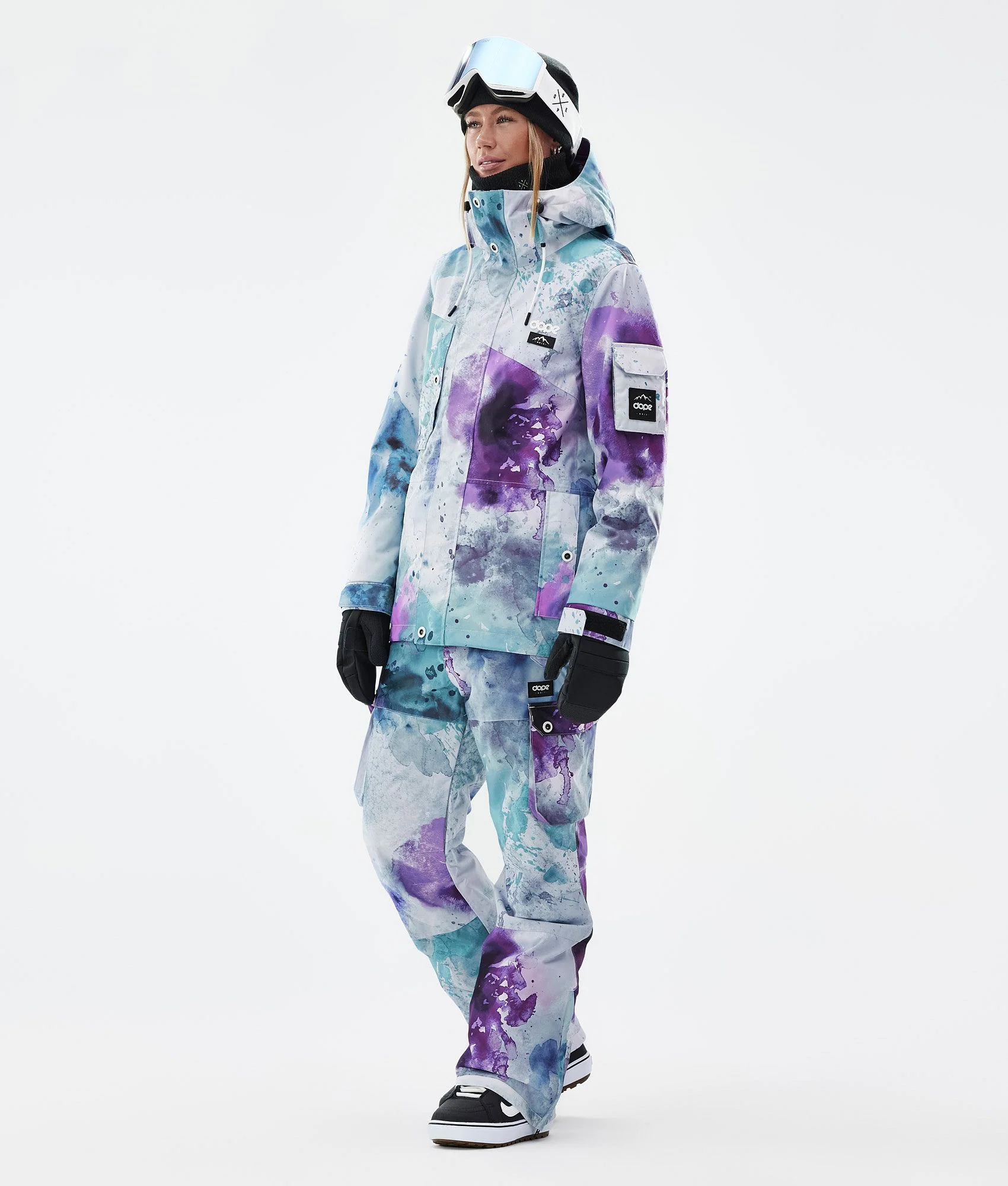 Snowboard Pants Women Spray Green Grape