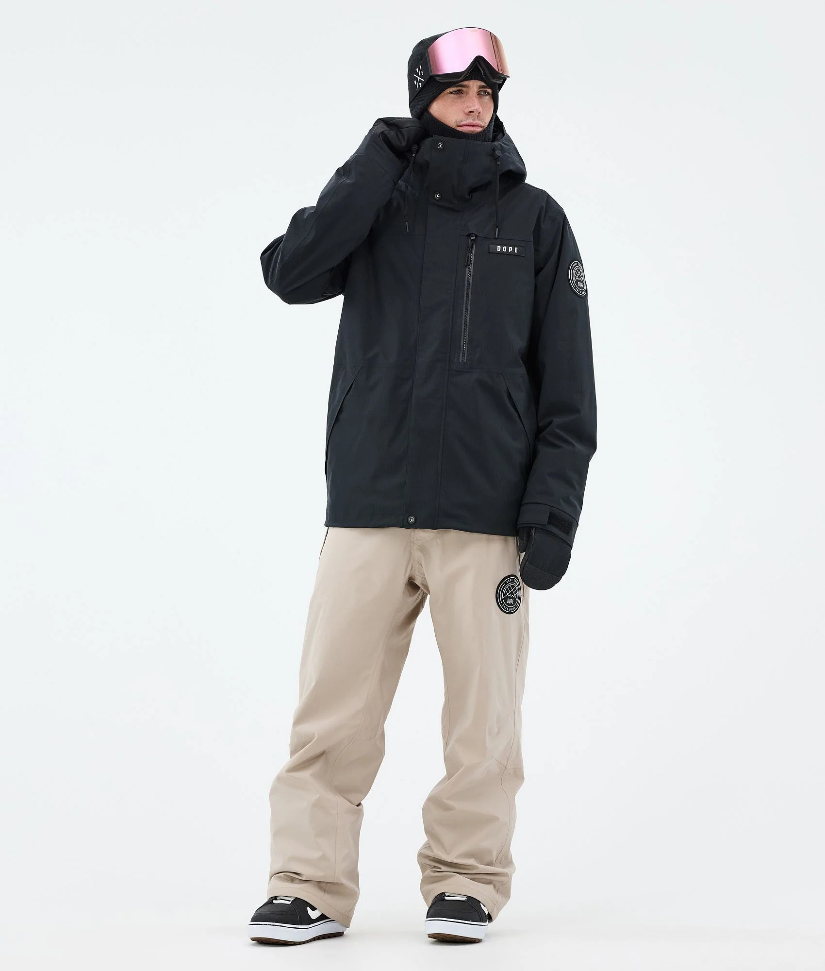 Snowboard Jacket Men Black