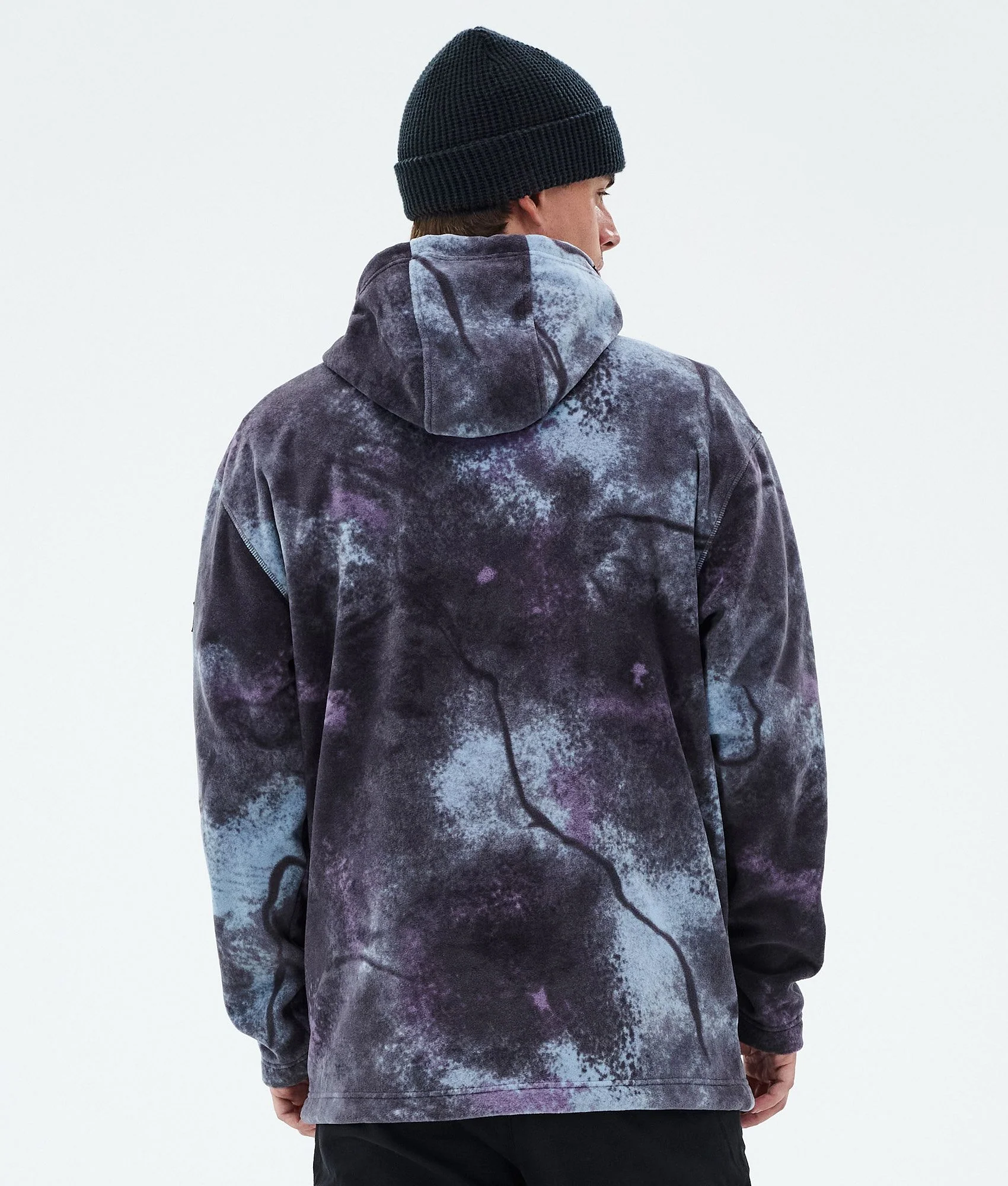 Fleece Hoodie Men Jungle Purple