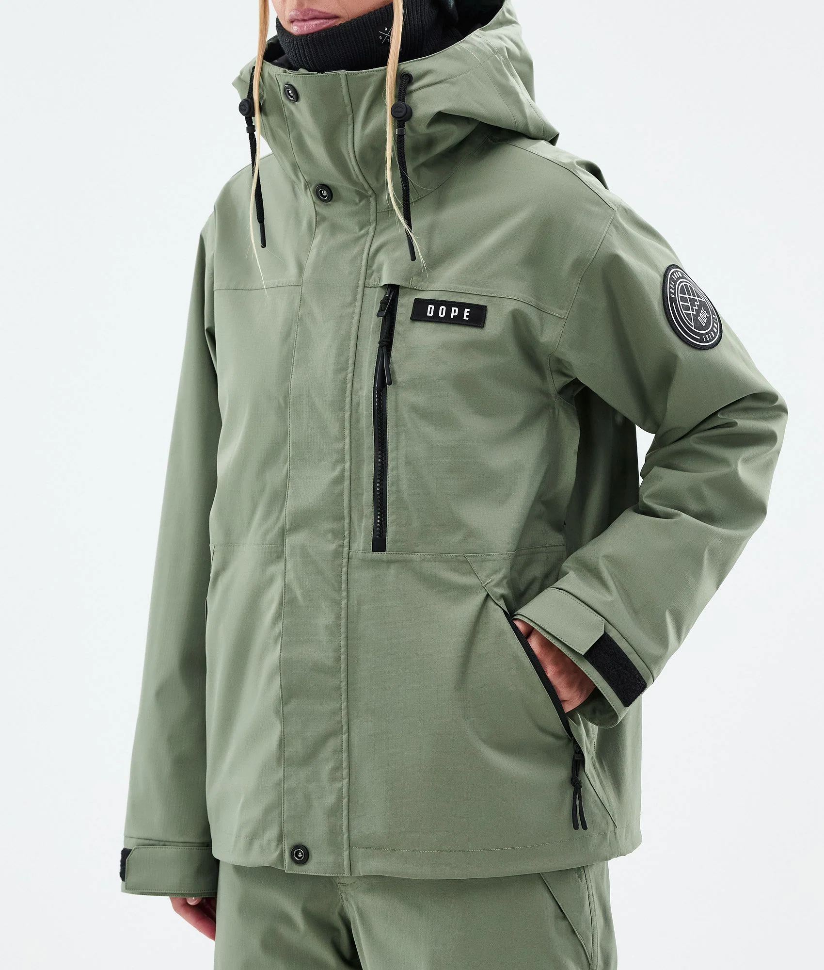 Snowboard Jacket Women Moss Green