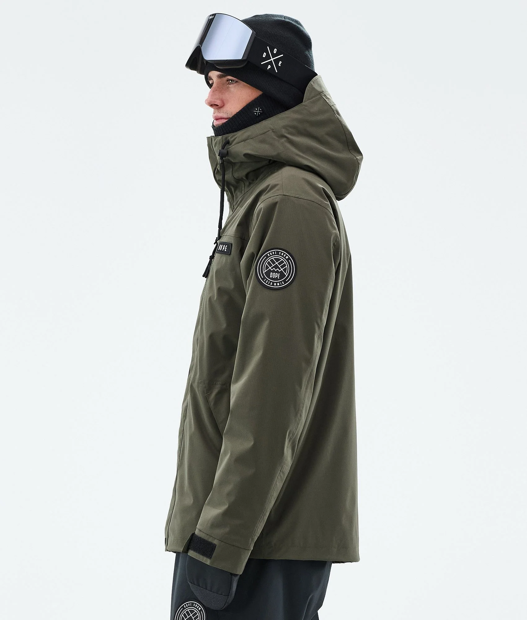 Snowboard Jacket Men Olive Green