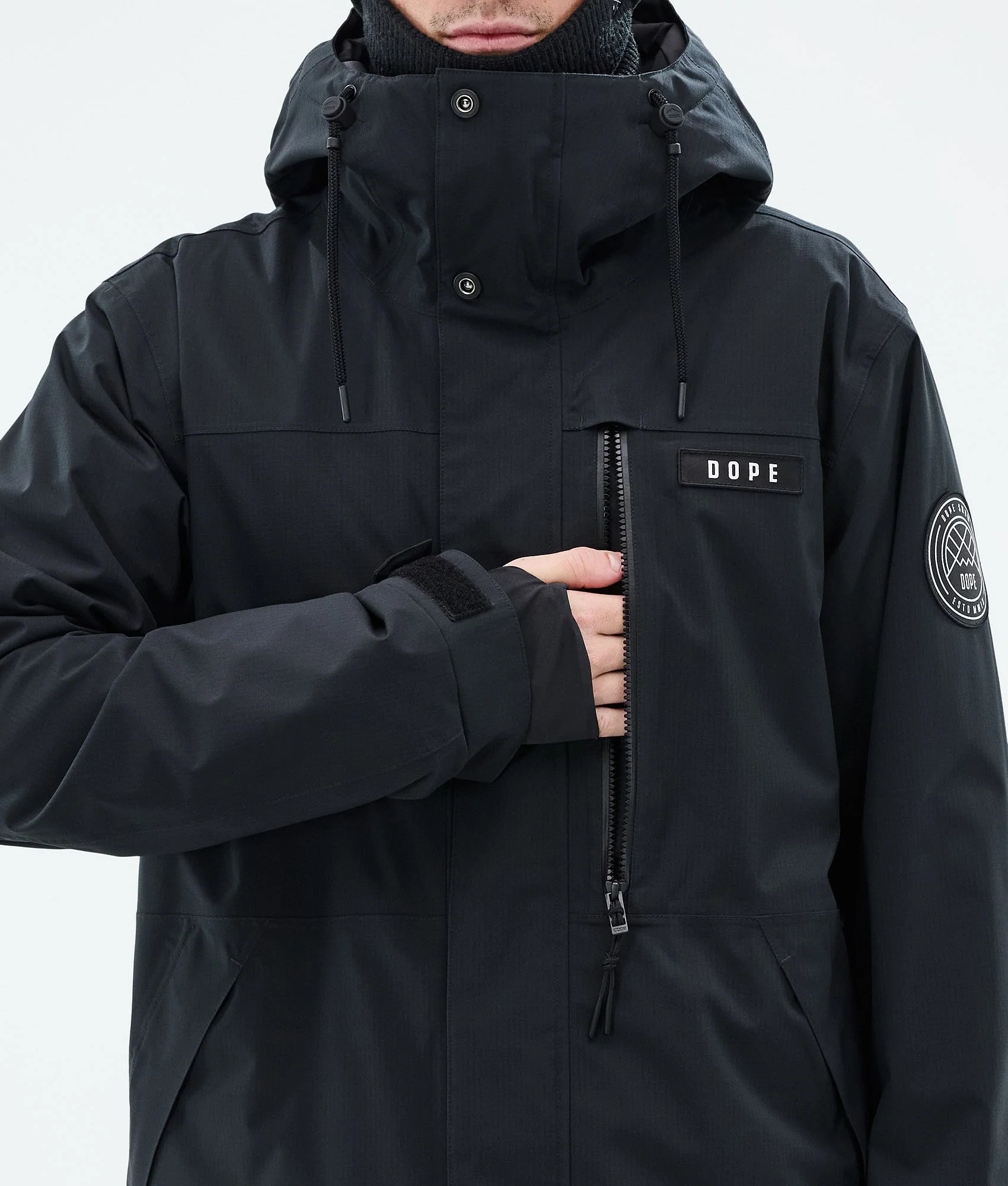 Snowboard Jacket Men Black