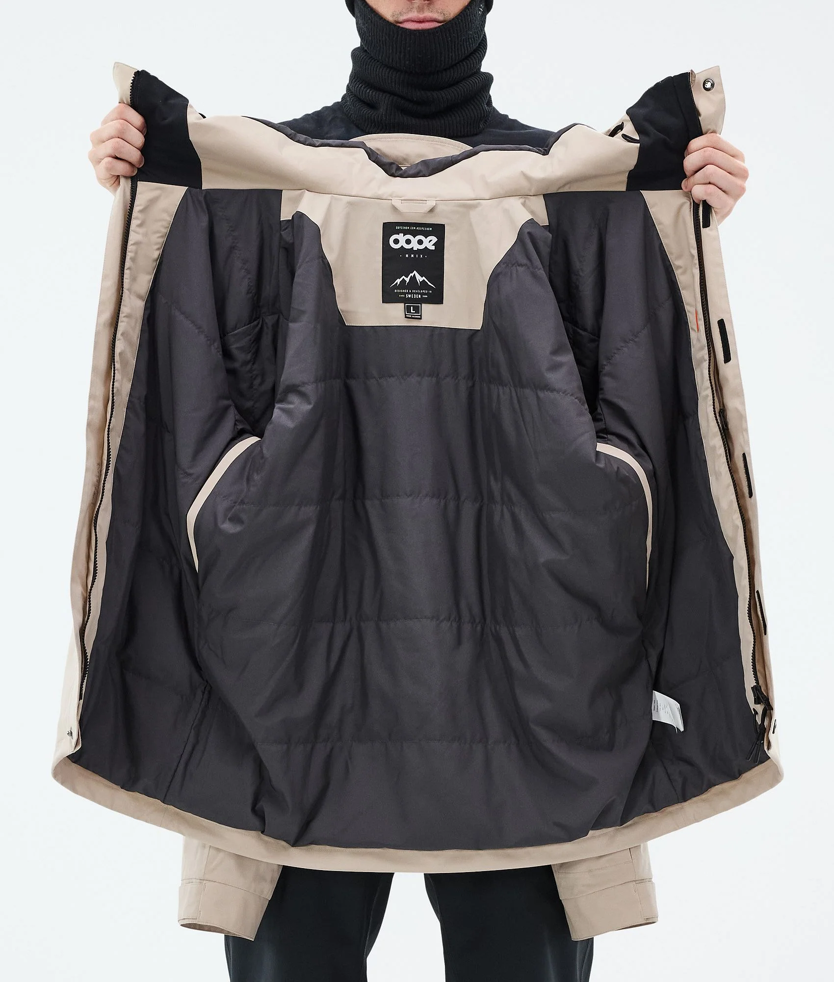 Snowboard Jacket Men Sand