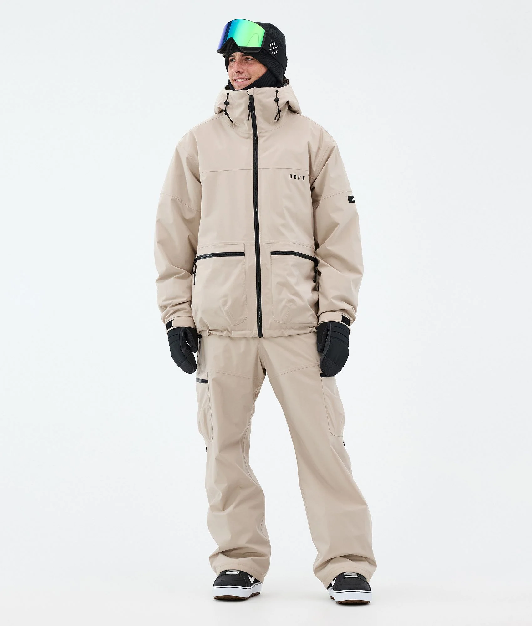 Snowboard Jacket Men Sand