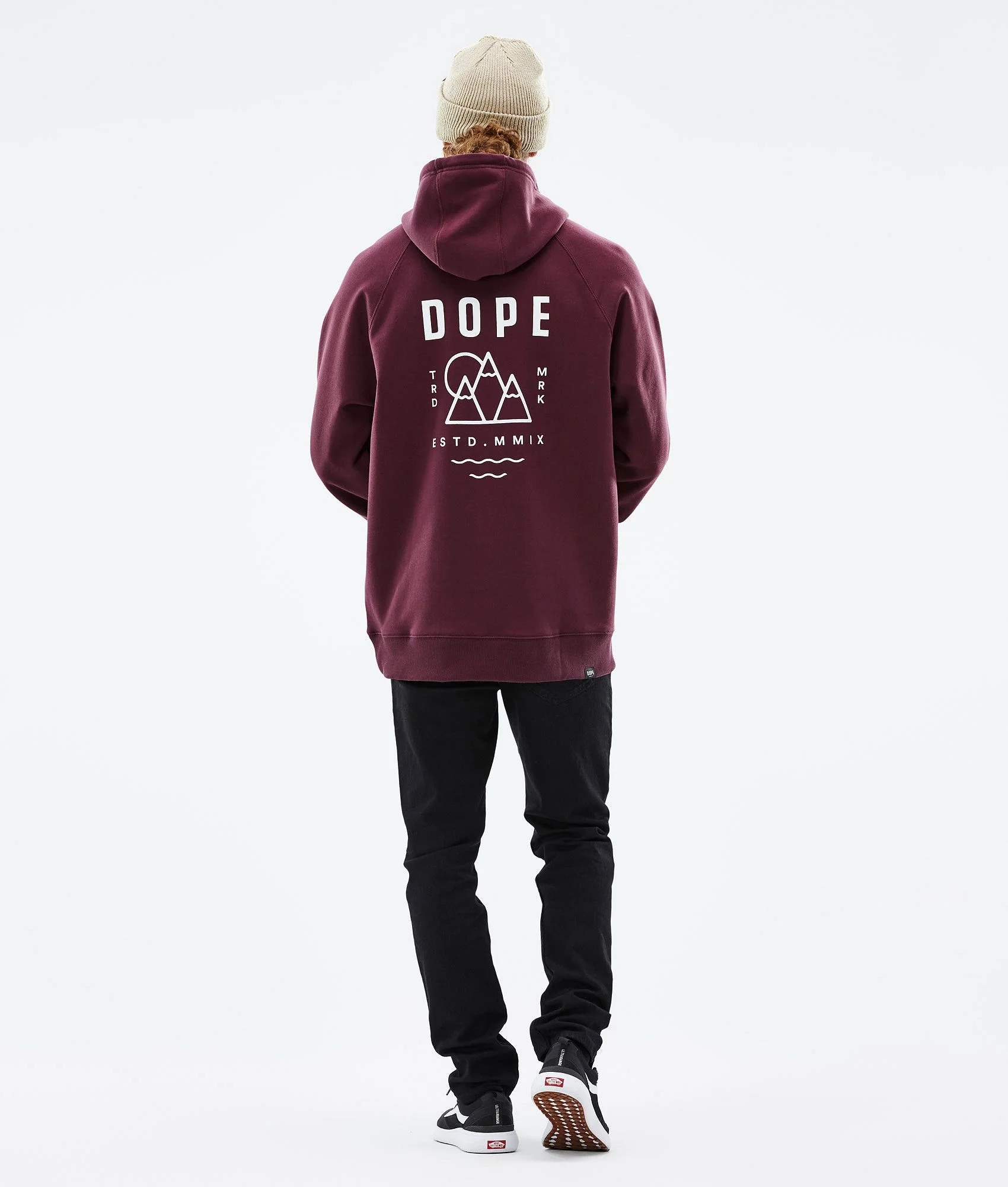 Hoodie Men Summit Burgundy