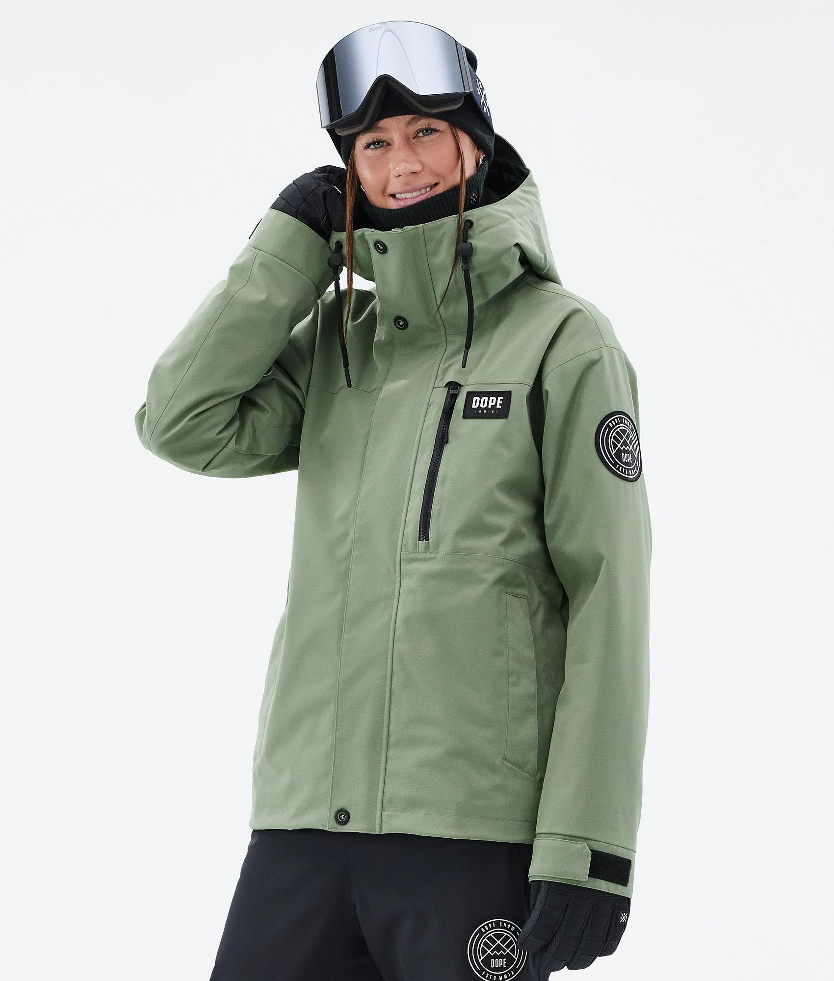 Snowboard Jacket Women Moss Green