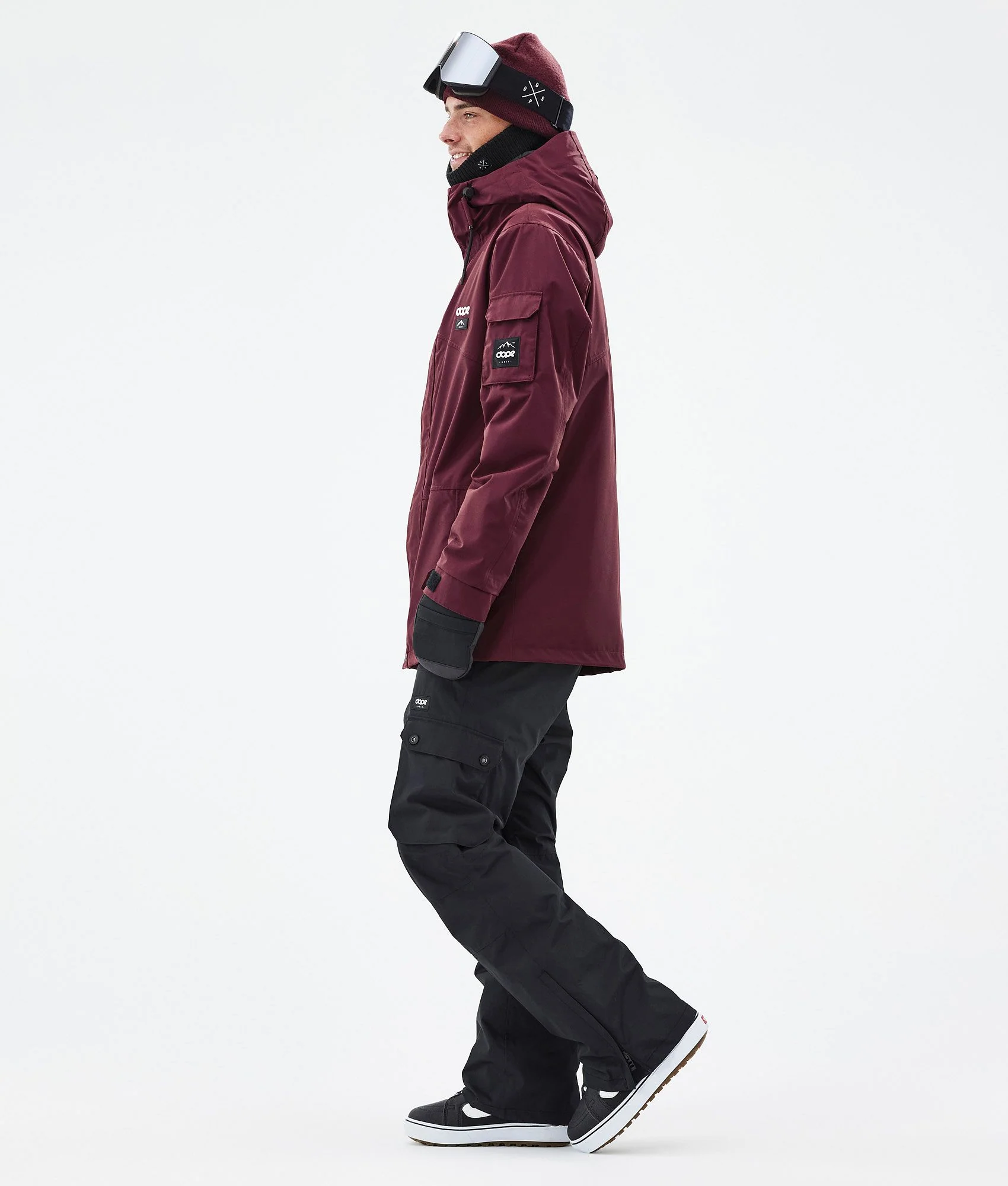 Snowboard Jacket Men Don Burgundy