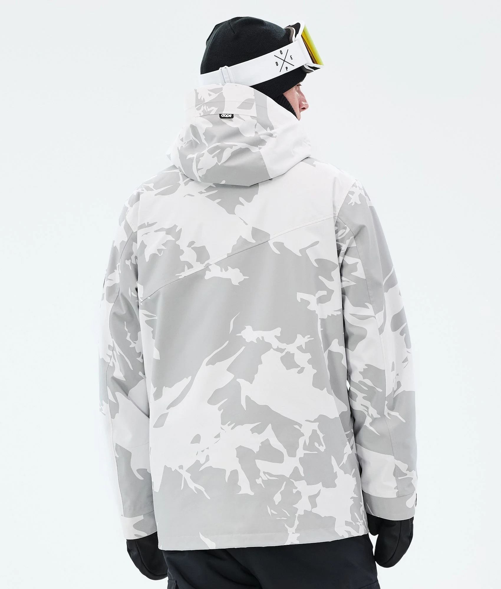 Snowboard Jacket Men Grey Camo