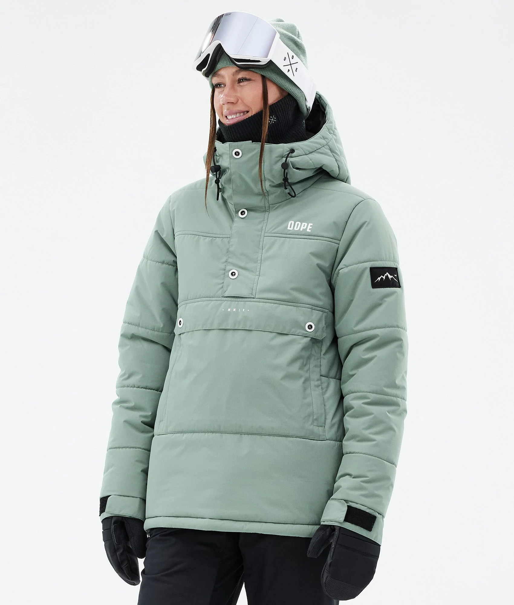 Snowboard Jacket Women Faded Green