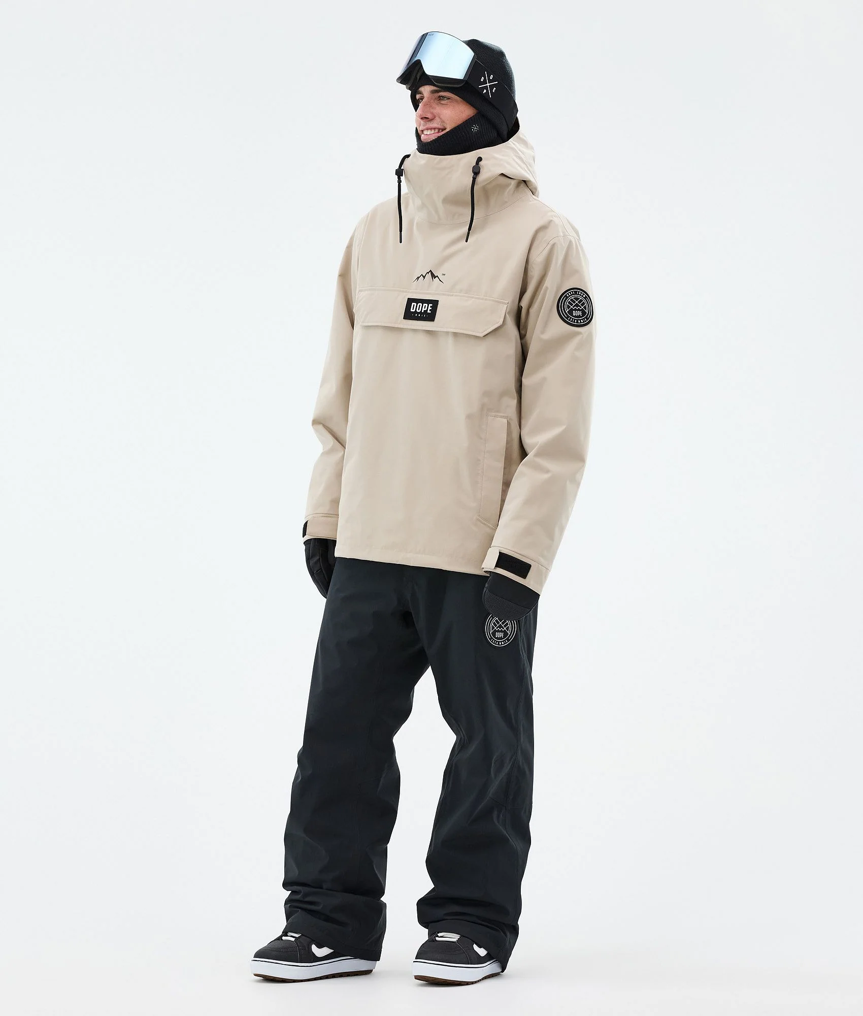 Snowboard Jacket Men Sand