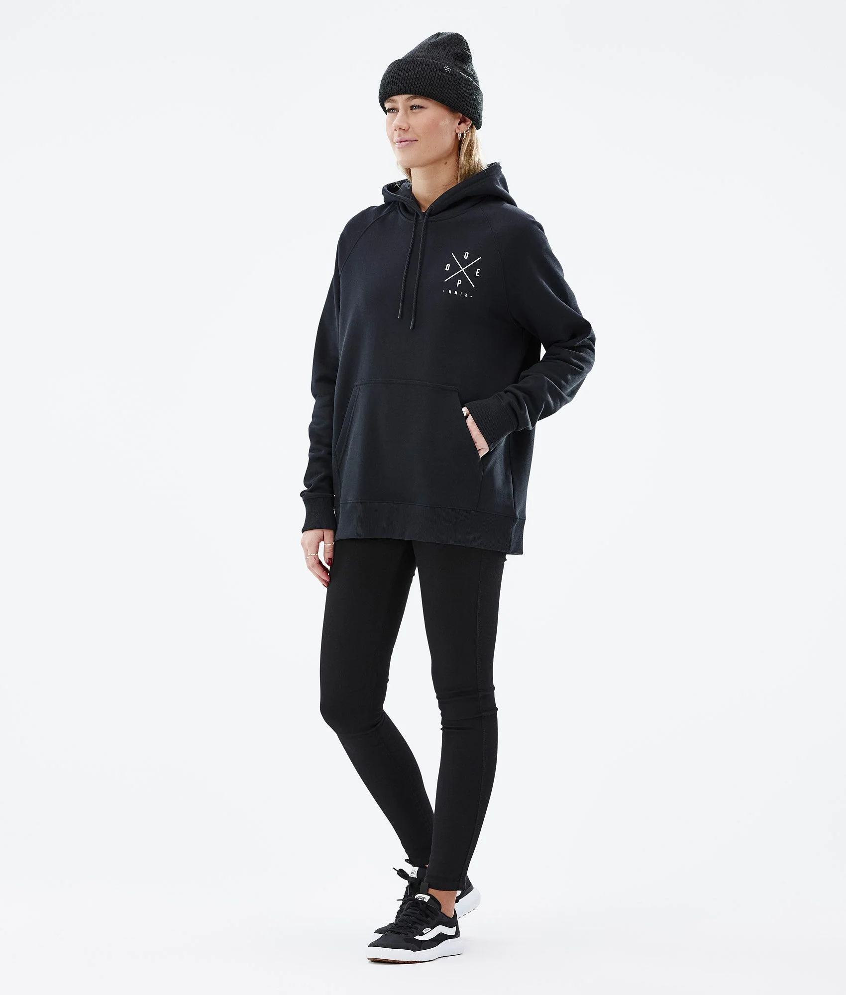 Hoodie Women 2X-Up Black